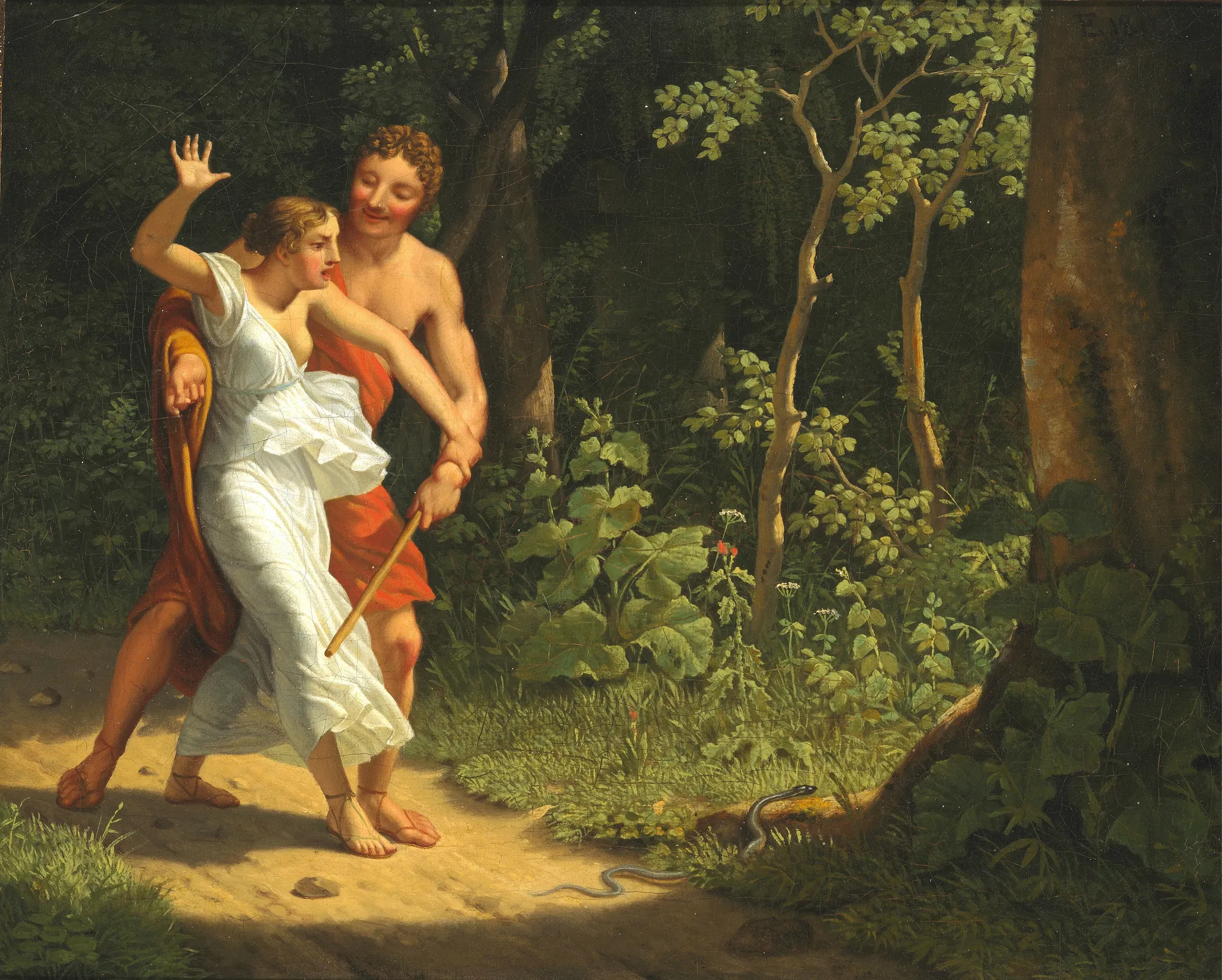 A Seduction Scene in a Forest