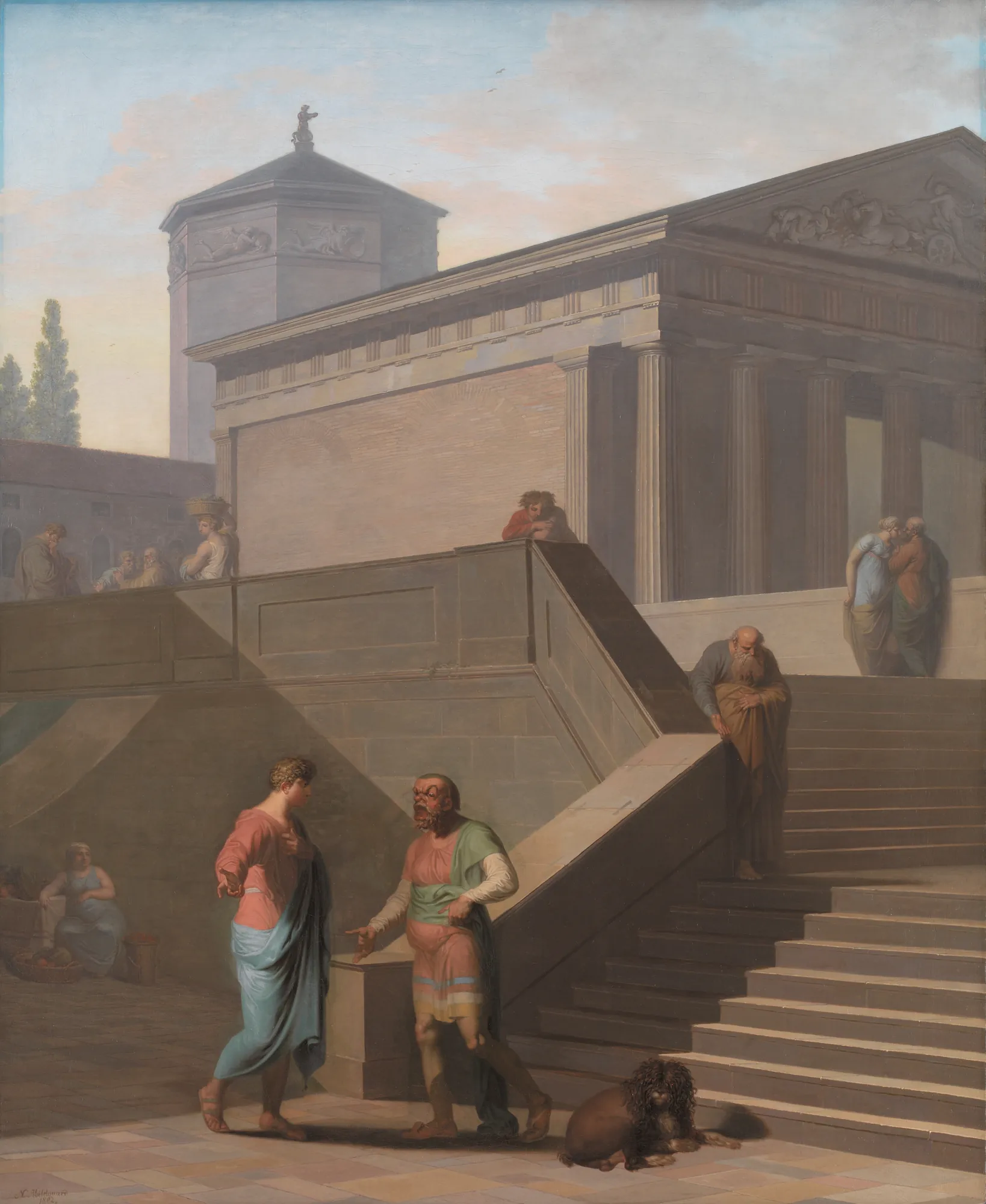 Pamphilius and his Servant Davus