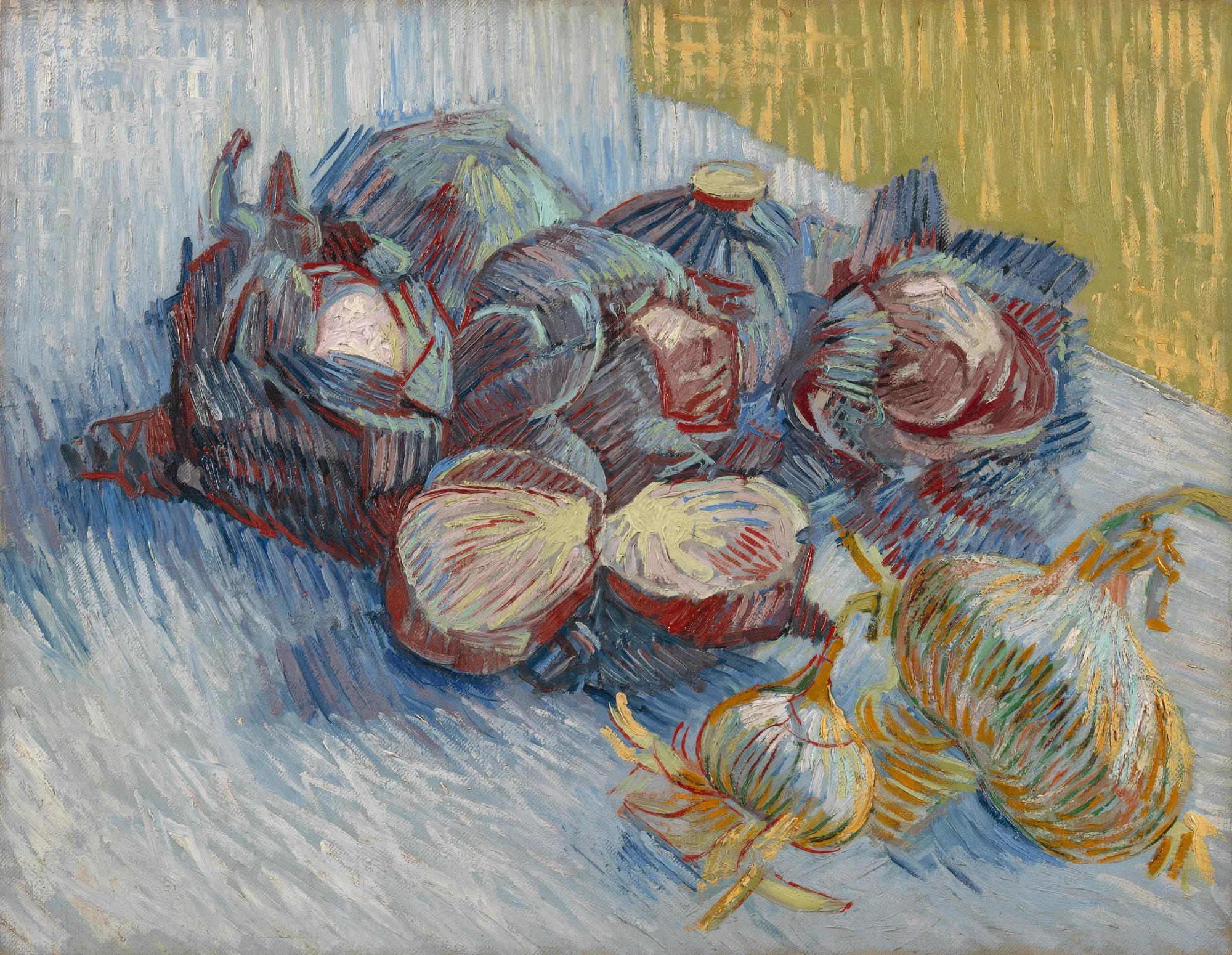 Red Cabbages and Garlic