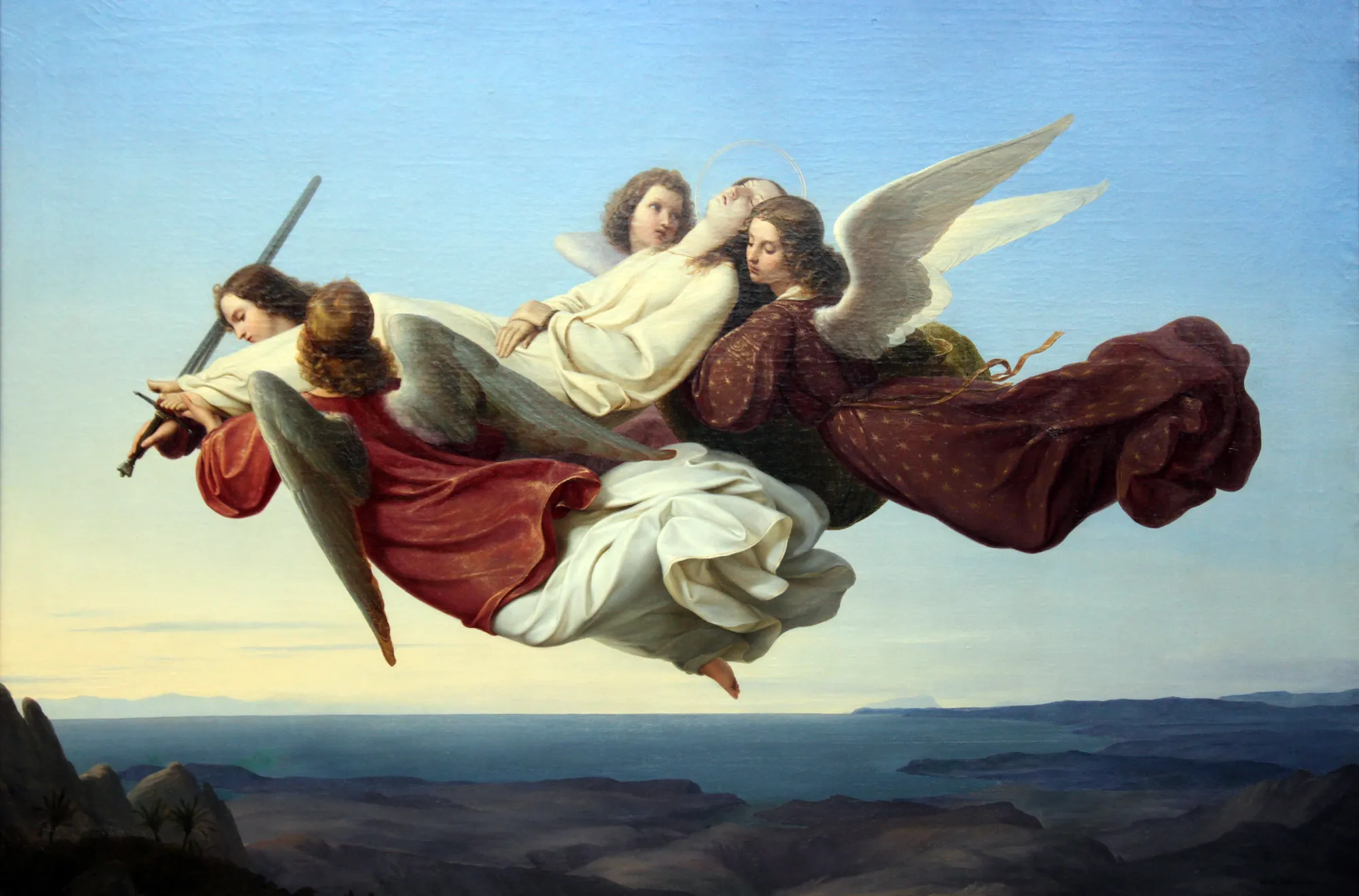 The Body of Saint Catherine of Alexandria Carried by Angels