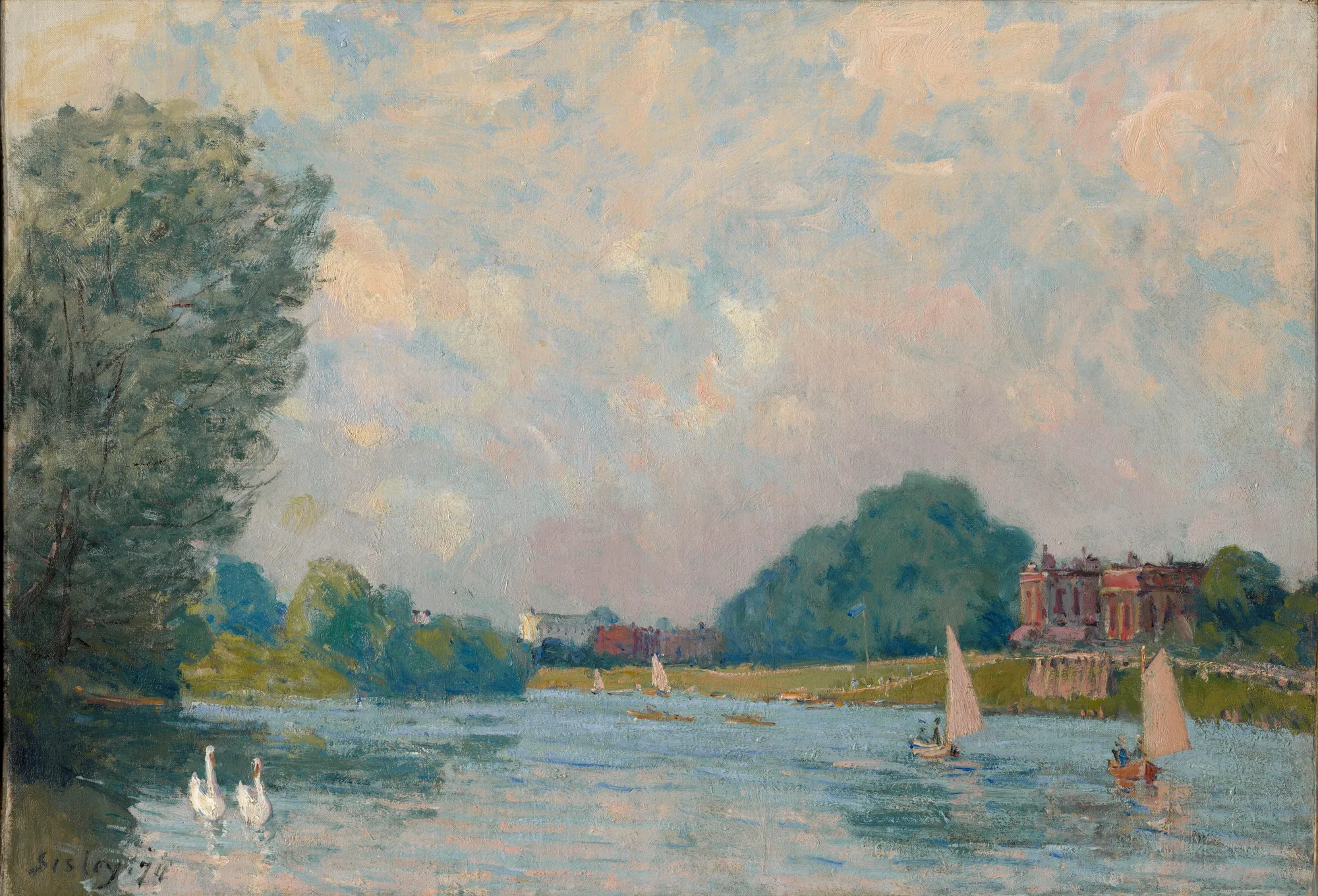 The Thames at Hampton Court