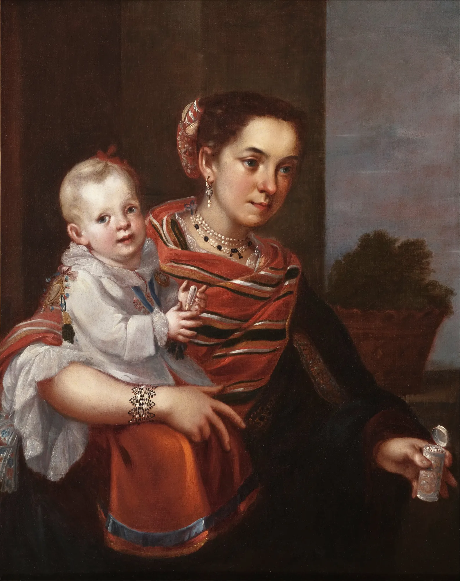 Morisca Woman and Albino Girl