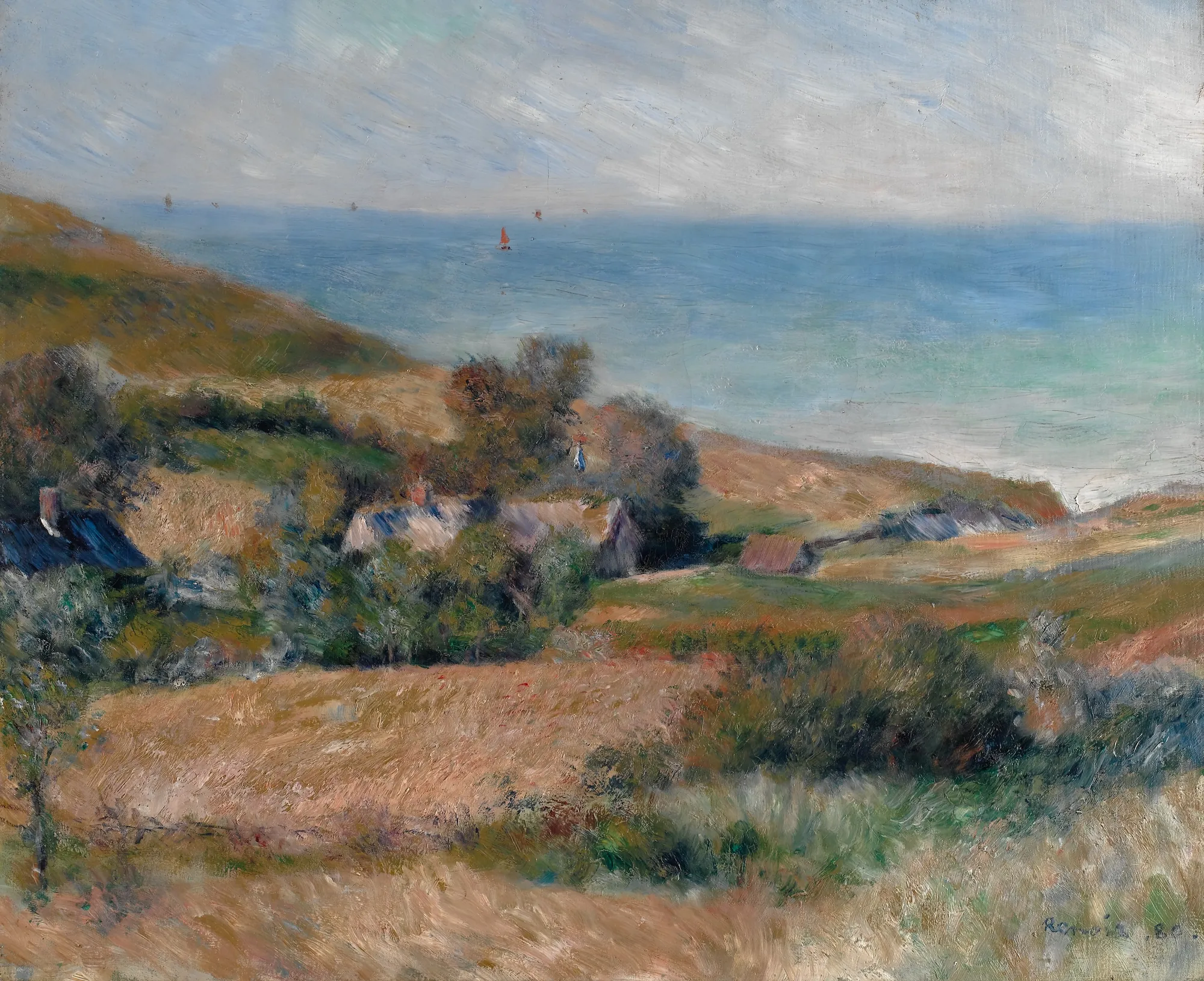 View of the Seacoast near Wargemont in Normandy