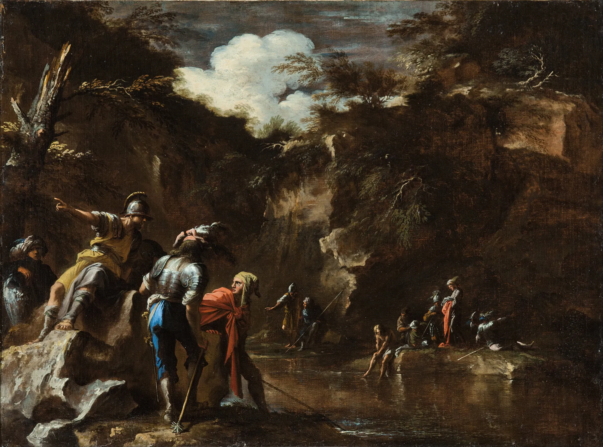 Thales Causing the River to Flow on Both Sides of the Lydian Army