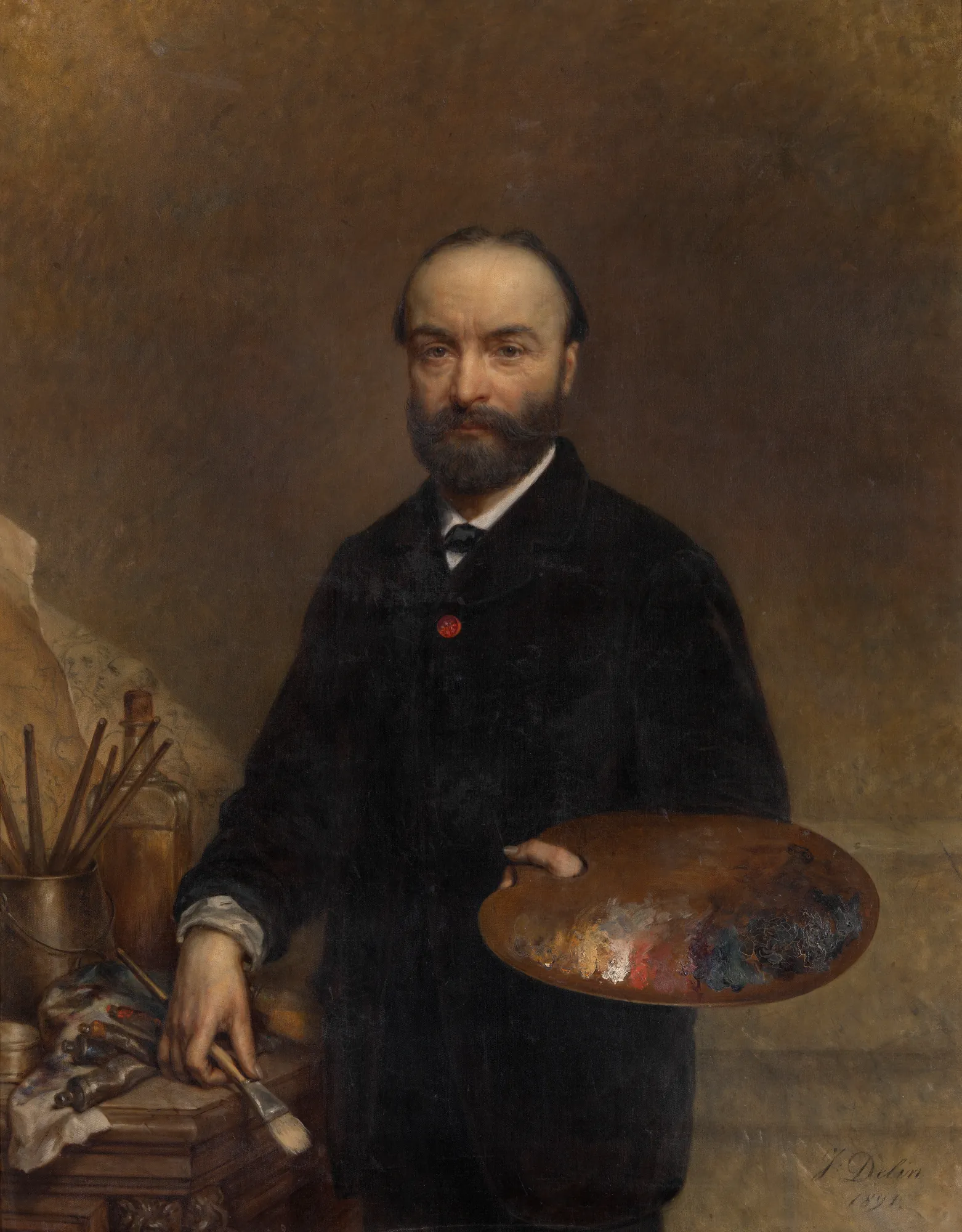 The Painter Charles Verlat