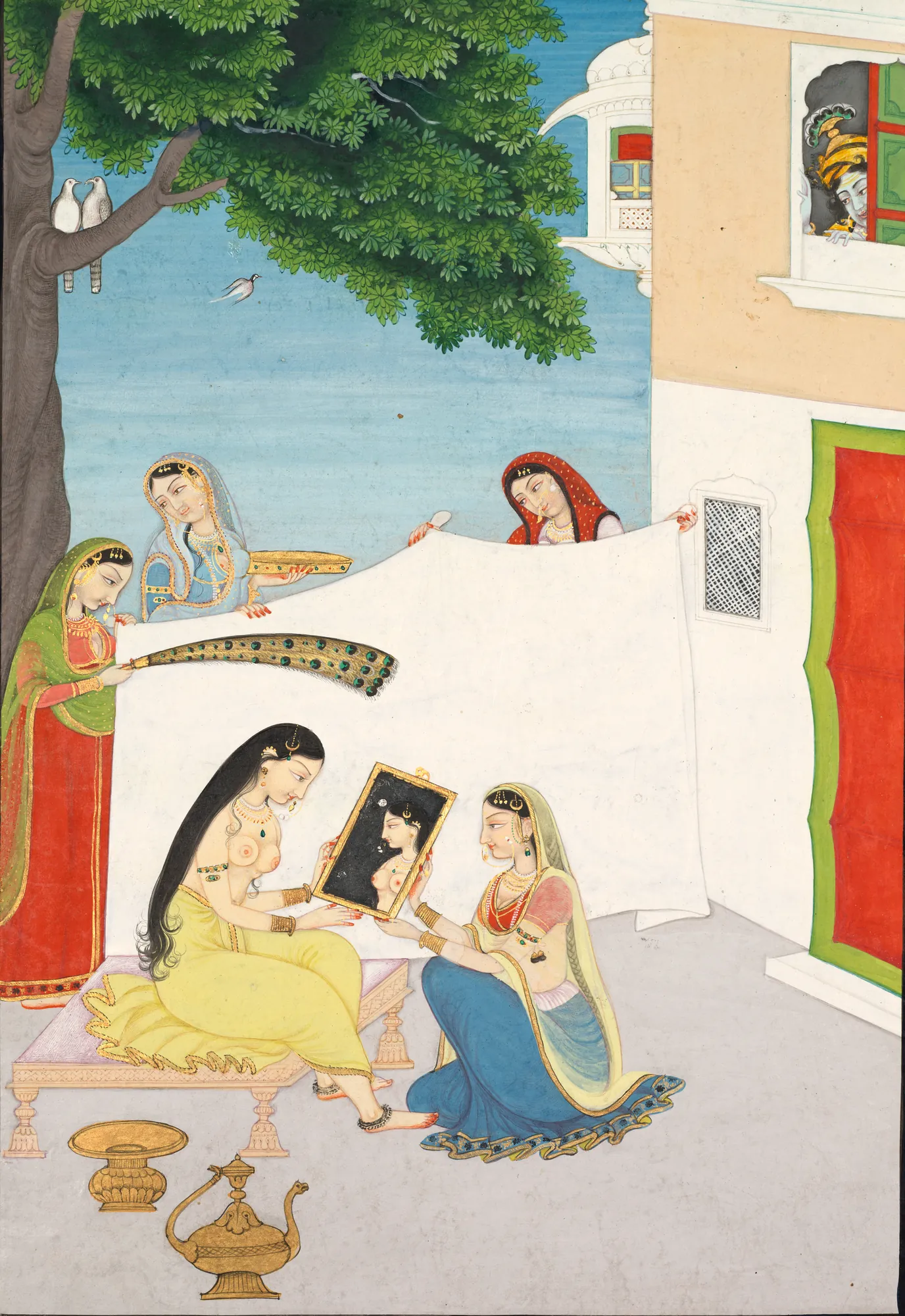 Toilette of Radha