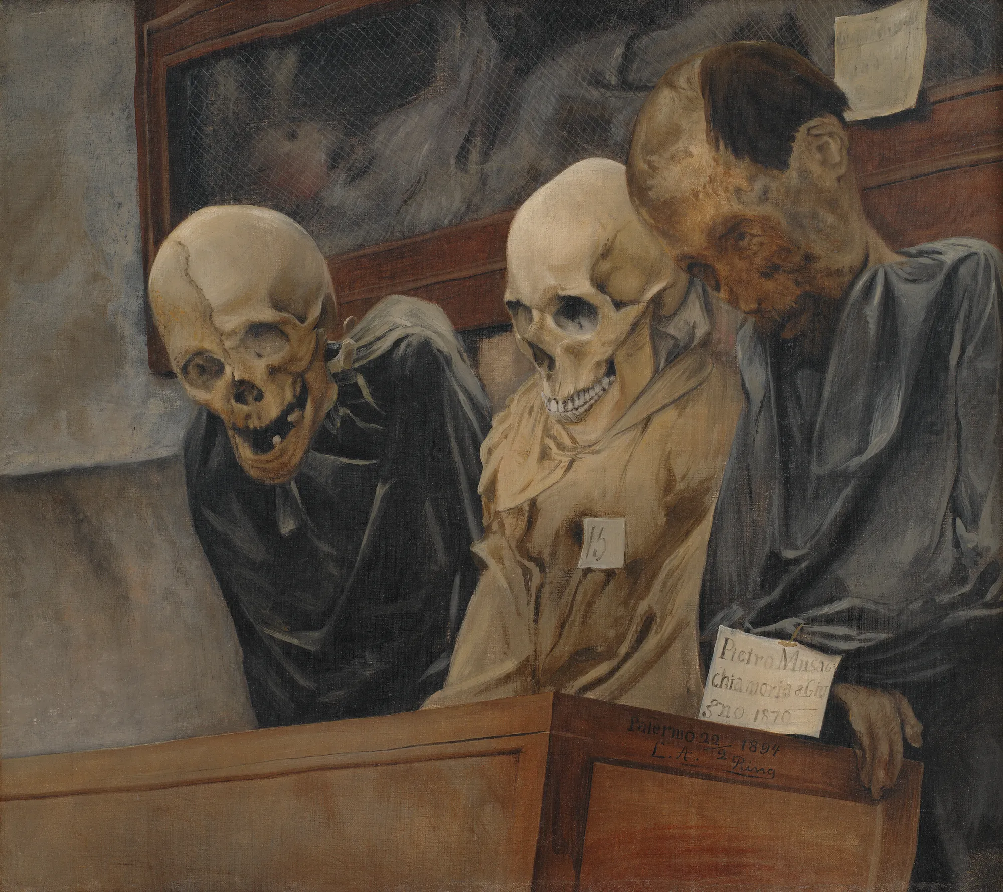 Three Skulls from Convento dei Cappucini at Palermo