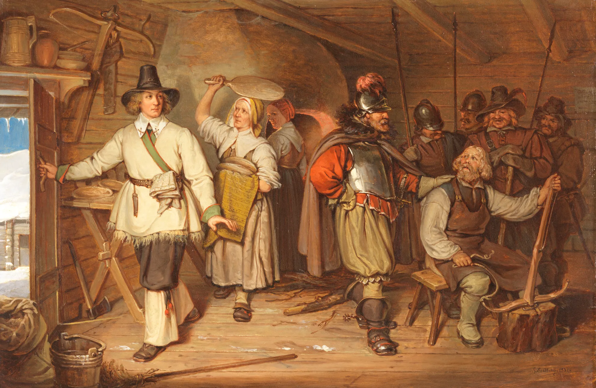 Gustaf Wasa in Sven Elfsson’s Home in Isala