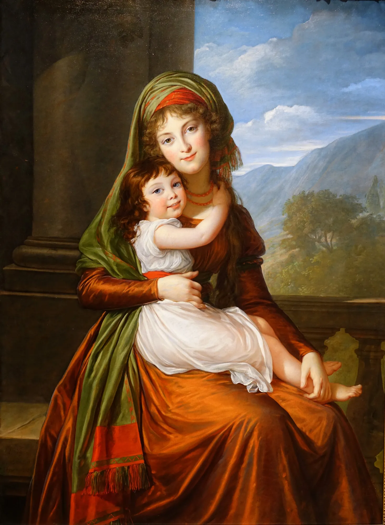 The Countess von Schoenfeld with Her Daughter