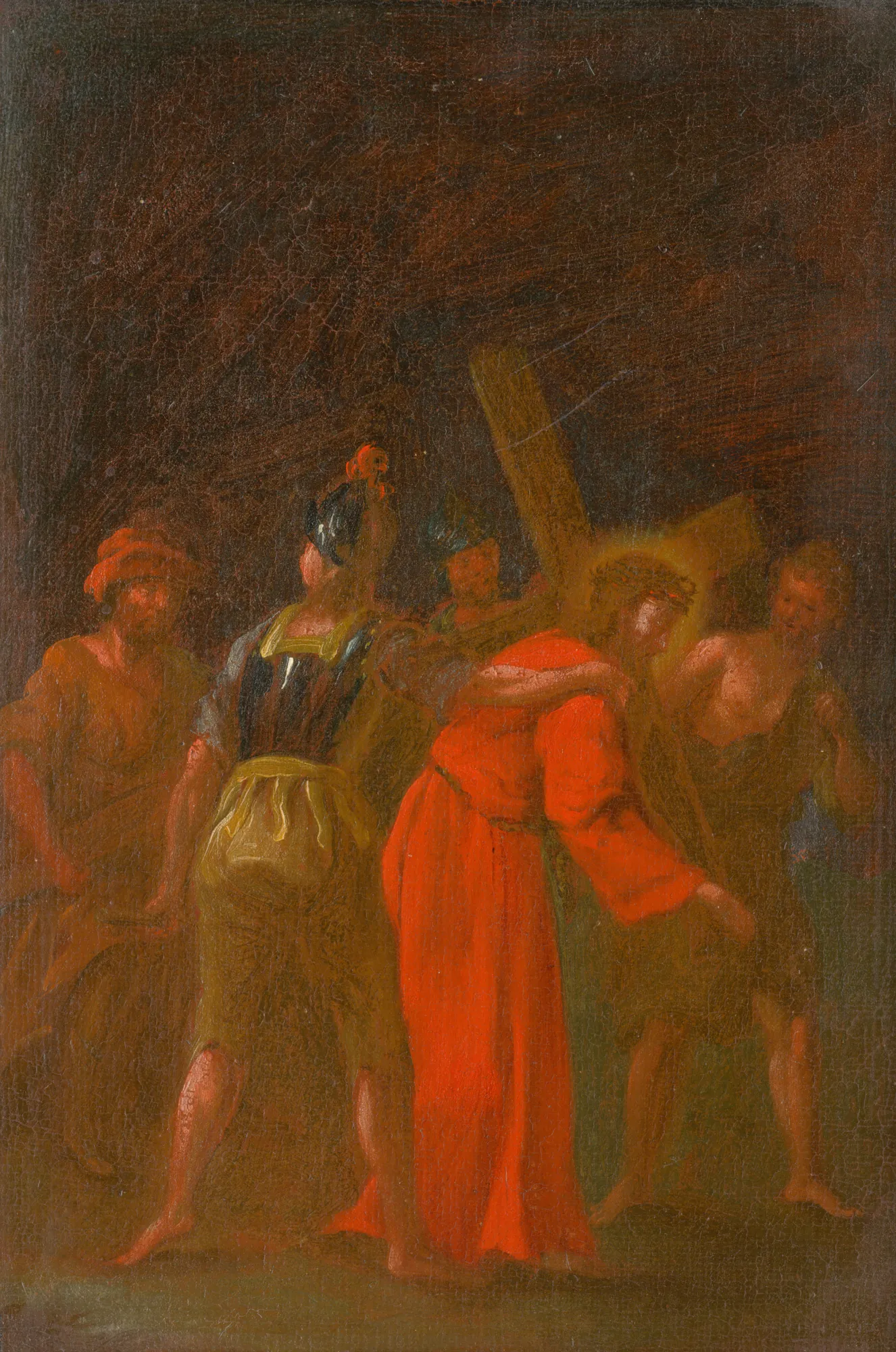 Simon of Cyrene Helping Jesus Carry the Cross