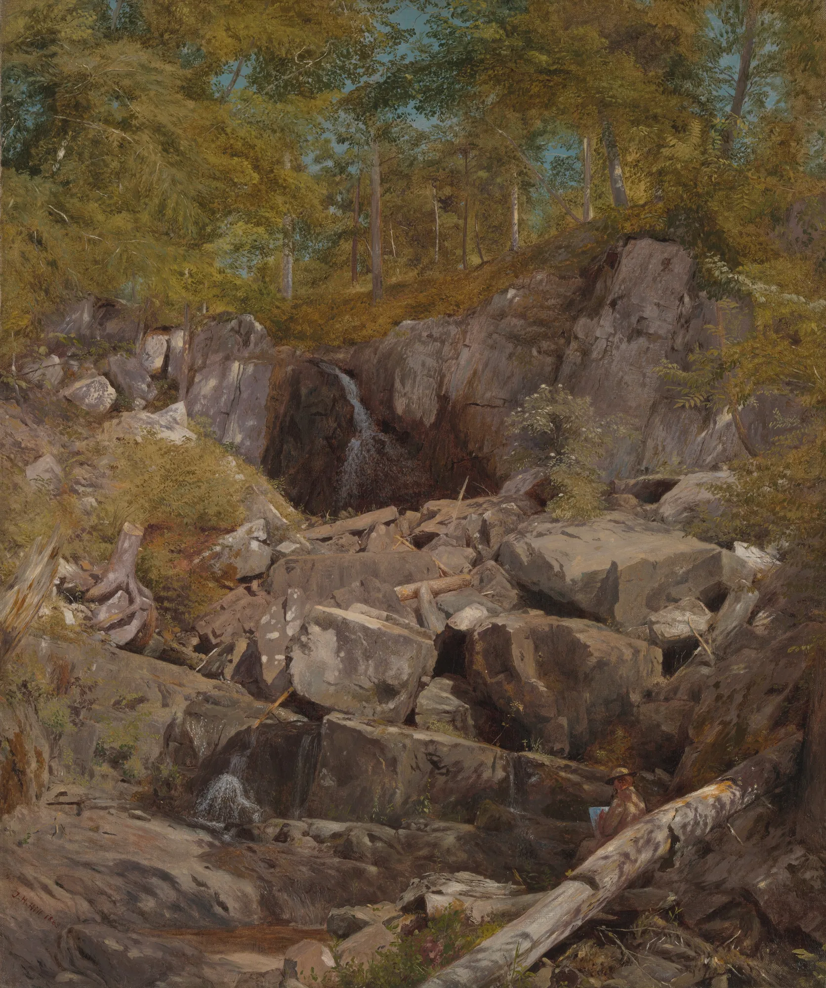 A Study of Trap Rock (Buttermilk Falls)