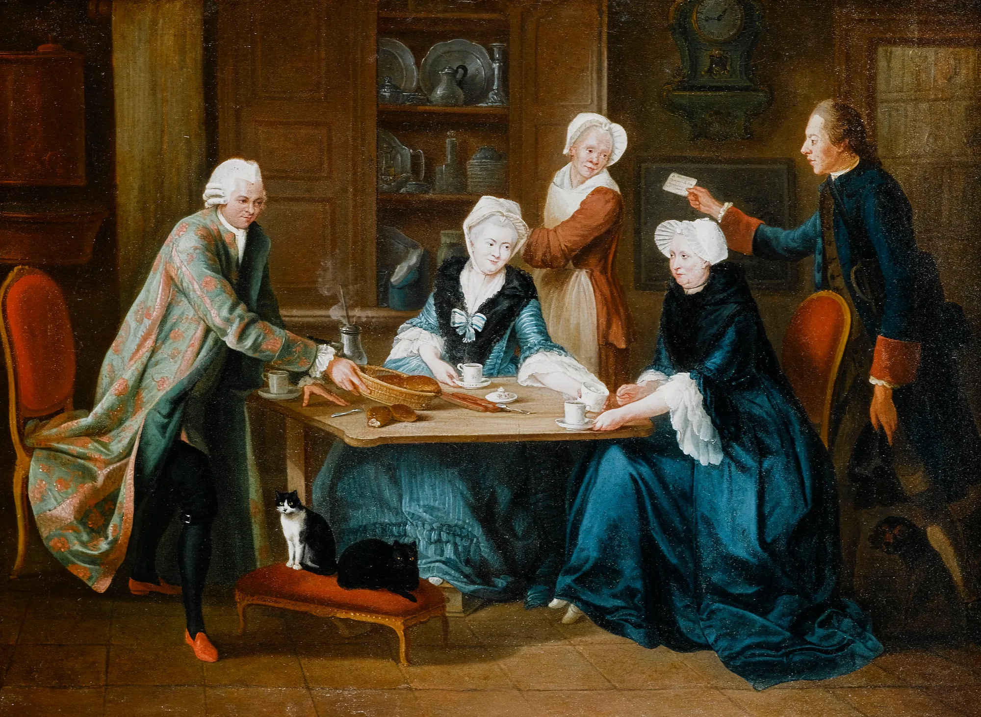 Meeting of the Barré Family in their Interior