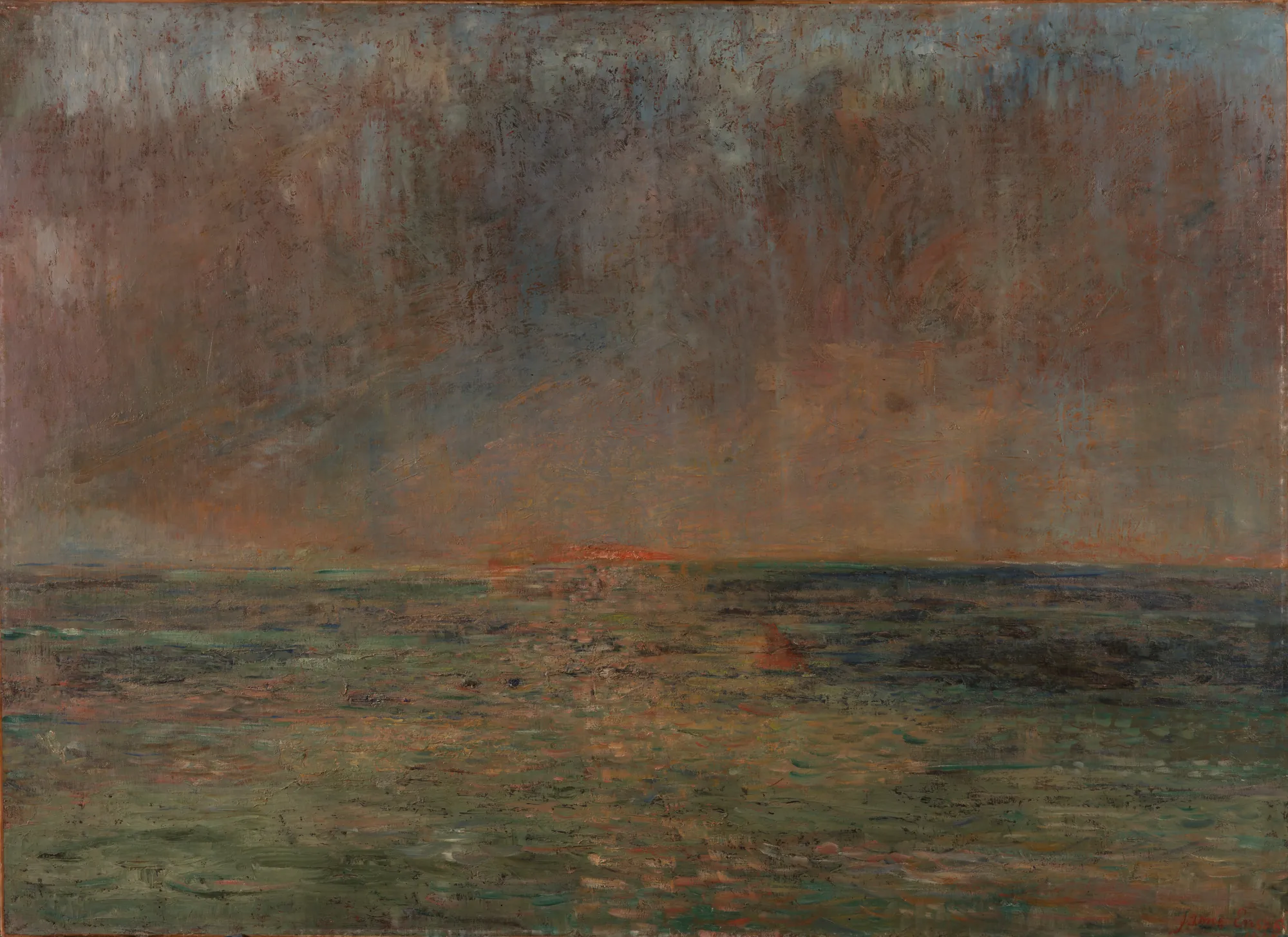 Large Seascape: Sunset