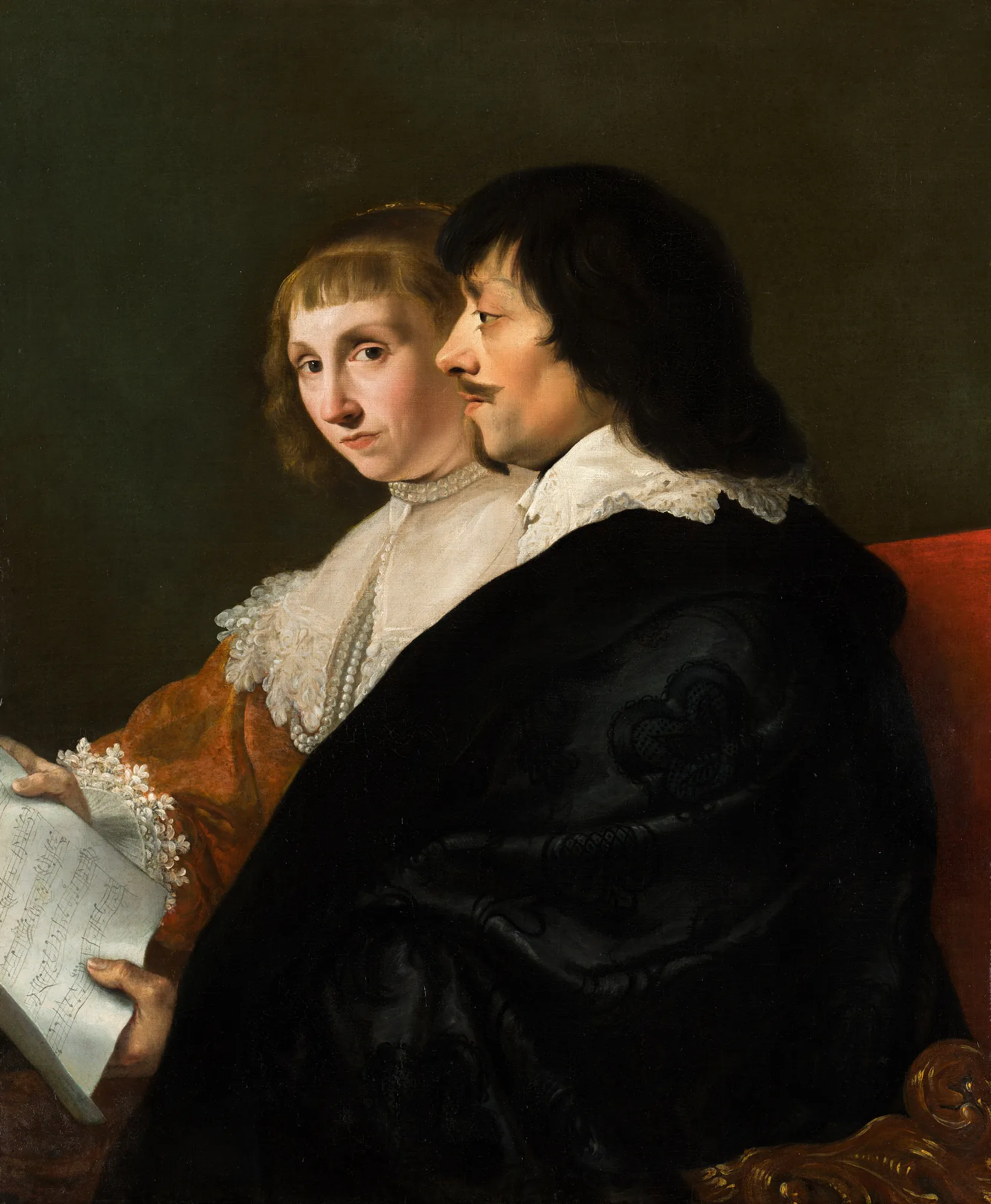 Double Portrait of Constantijn Huygens and Suzanna van Baerle