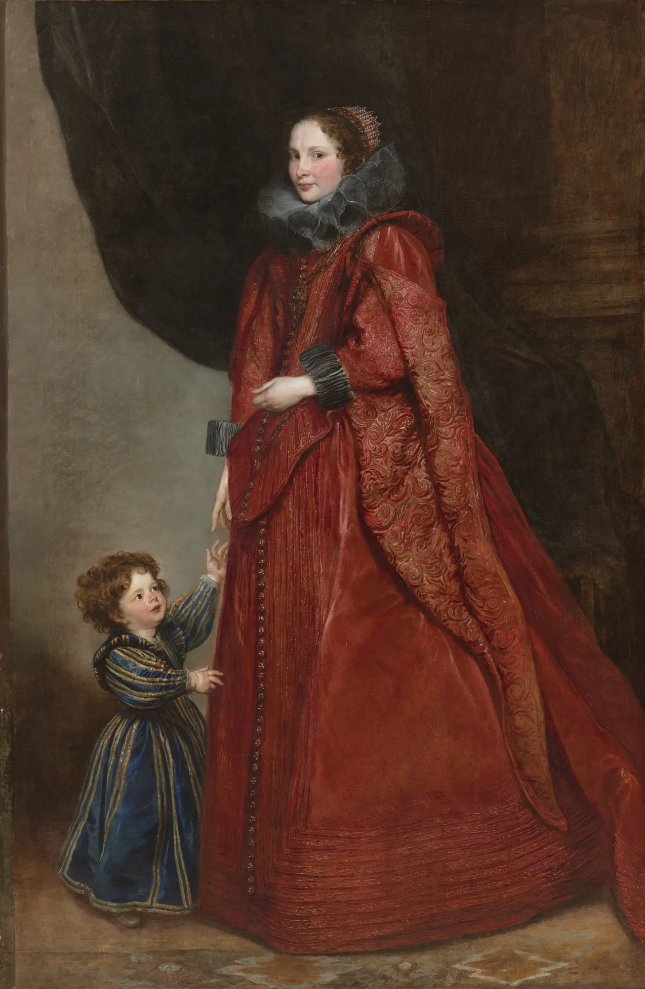 A Genoese Lady with Her Child