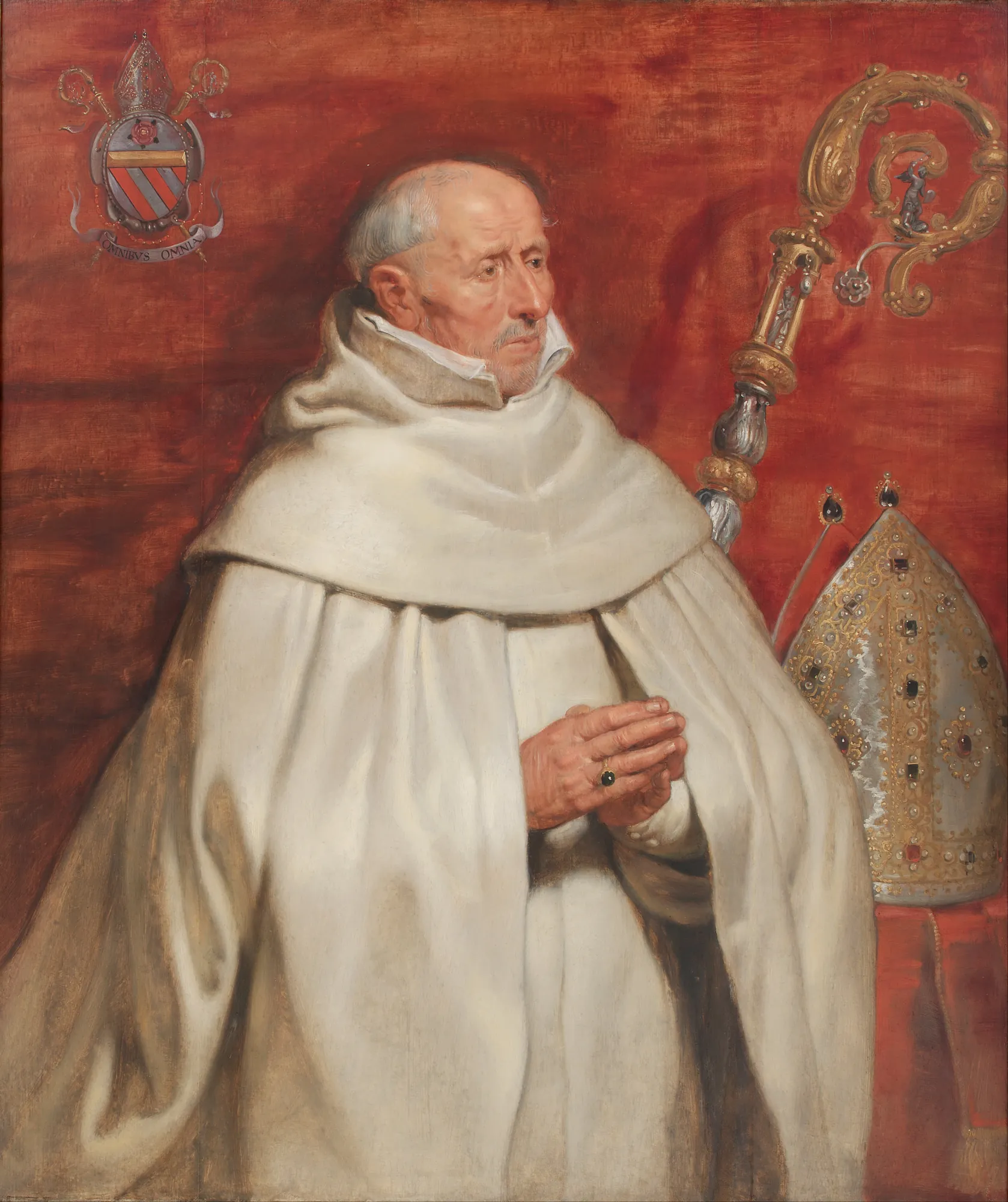 Portrait of Matthaeus Yrsselius, Abbot of Sint-Michiel's Abbey