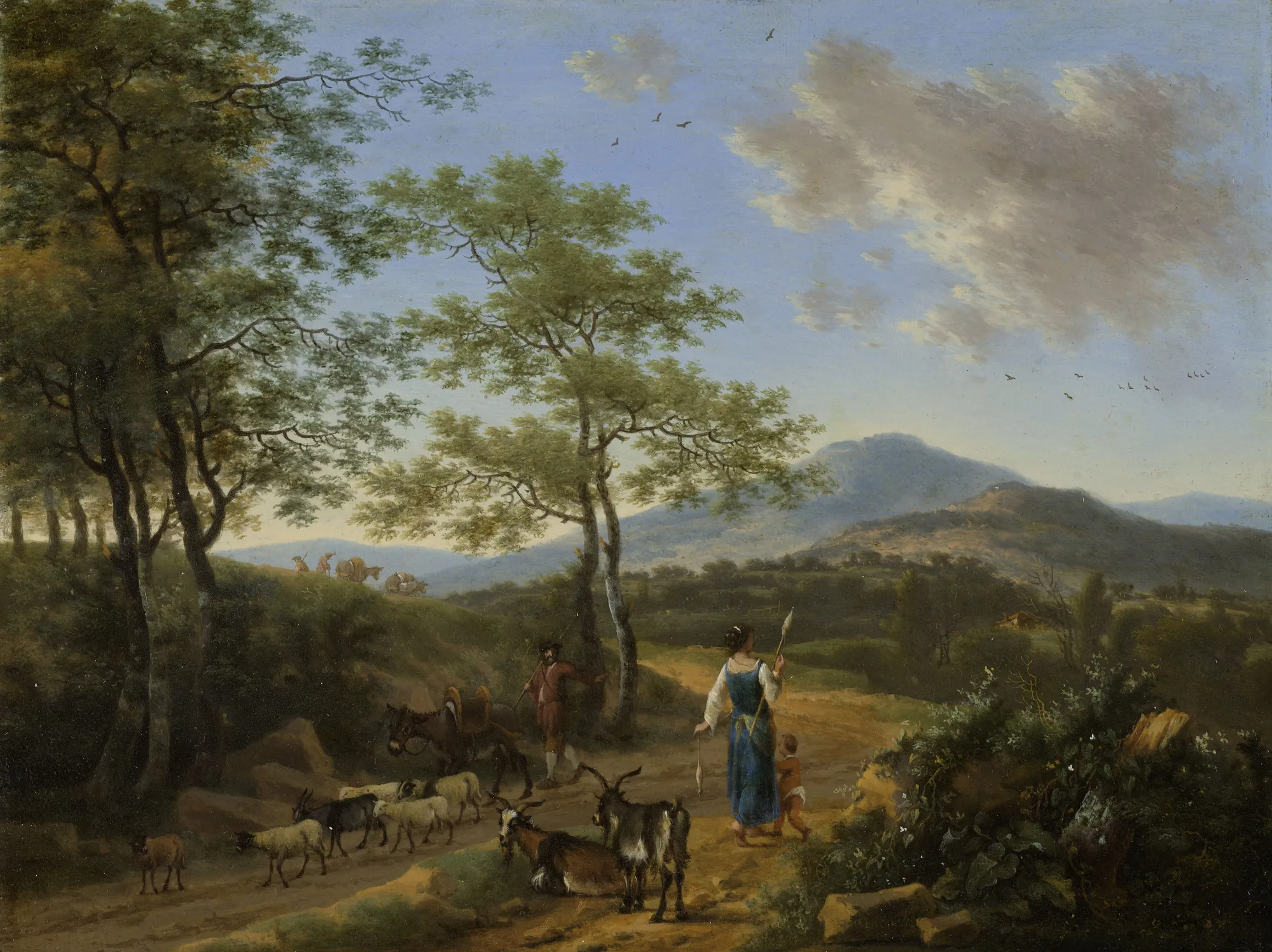 Italian Landscape with Herders