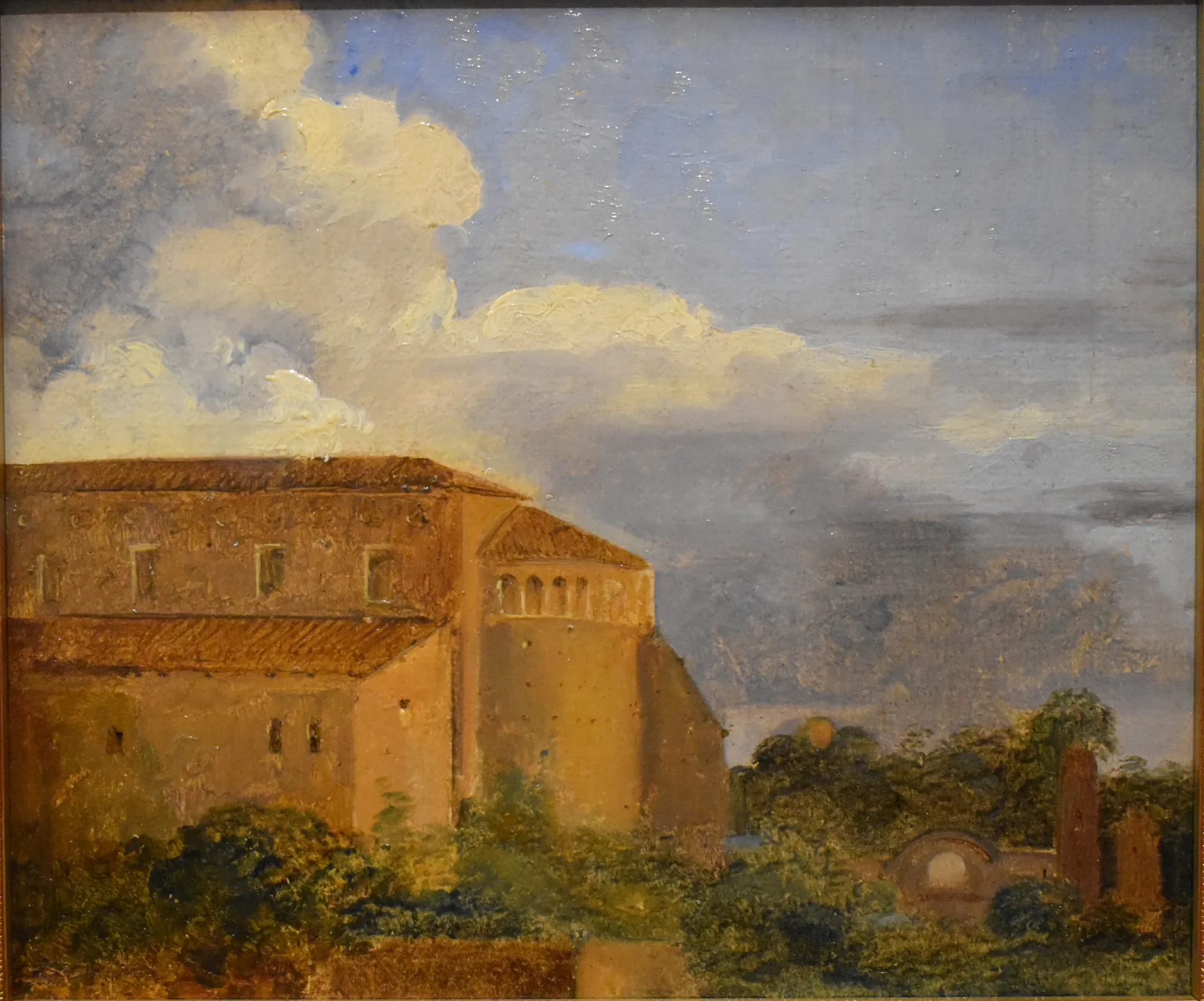 View of the Apse of Saint-Jean and Saint-Paul in Rome