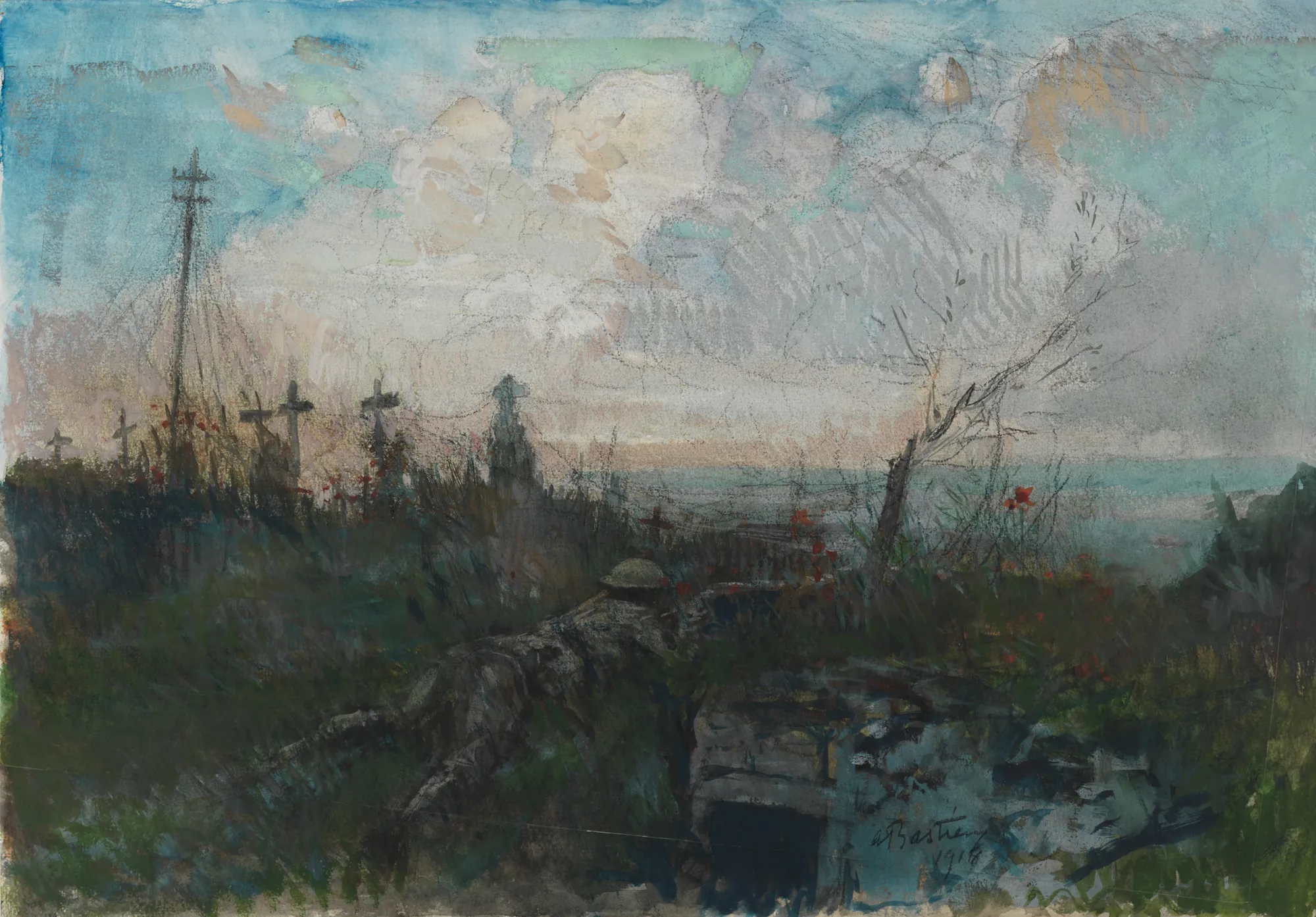 A Sniper in the Cemetery, Neuville-Vitasse