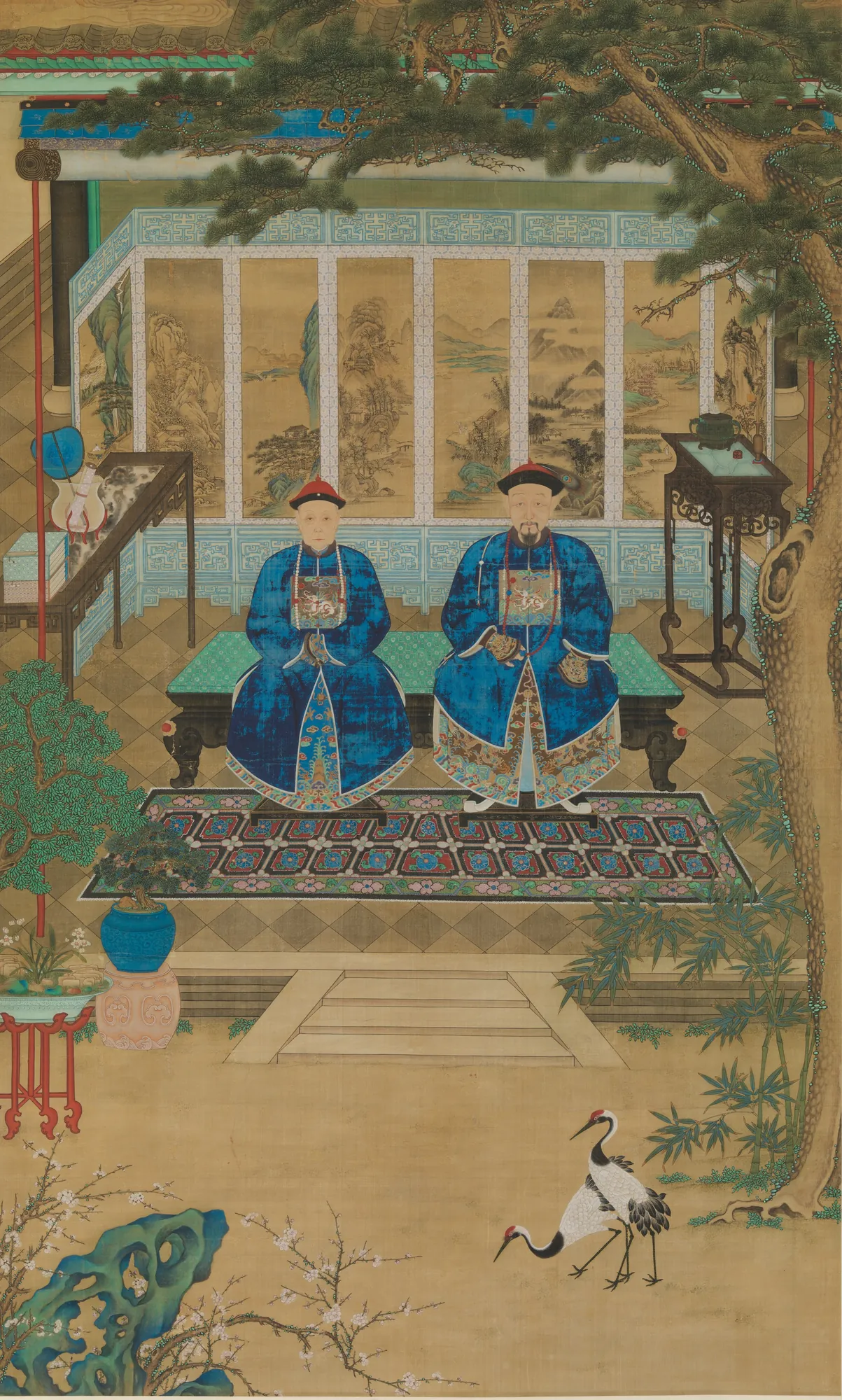 Portrait of an Imperial Censor and His Wife