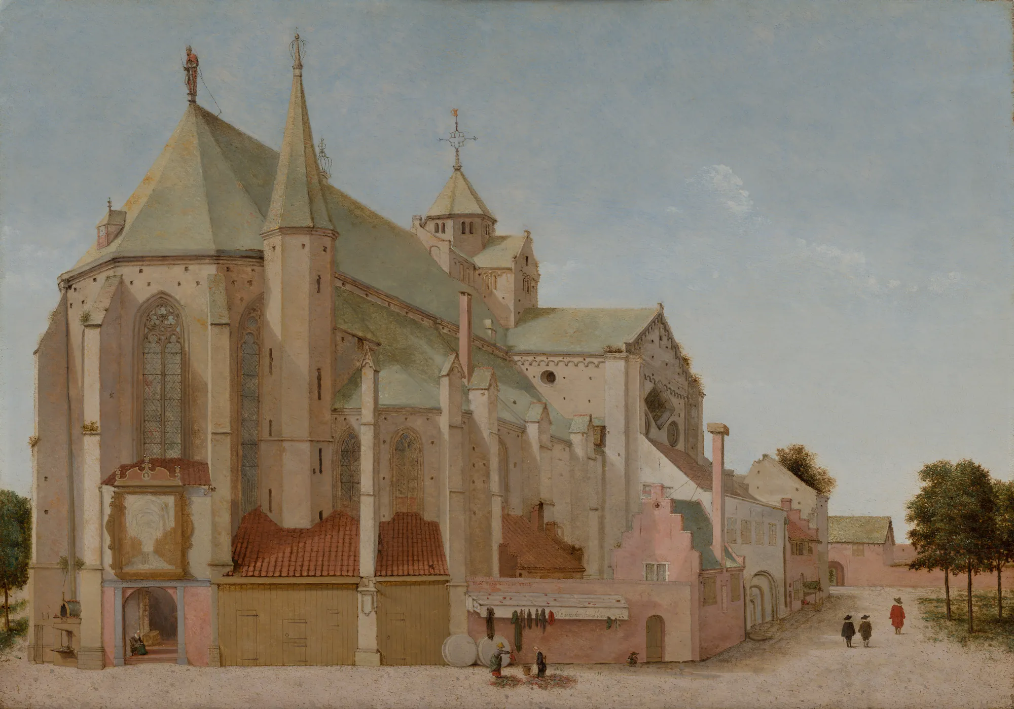 The Mariaplaats with the Mariakerk in Utrecht