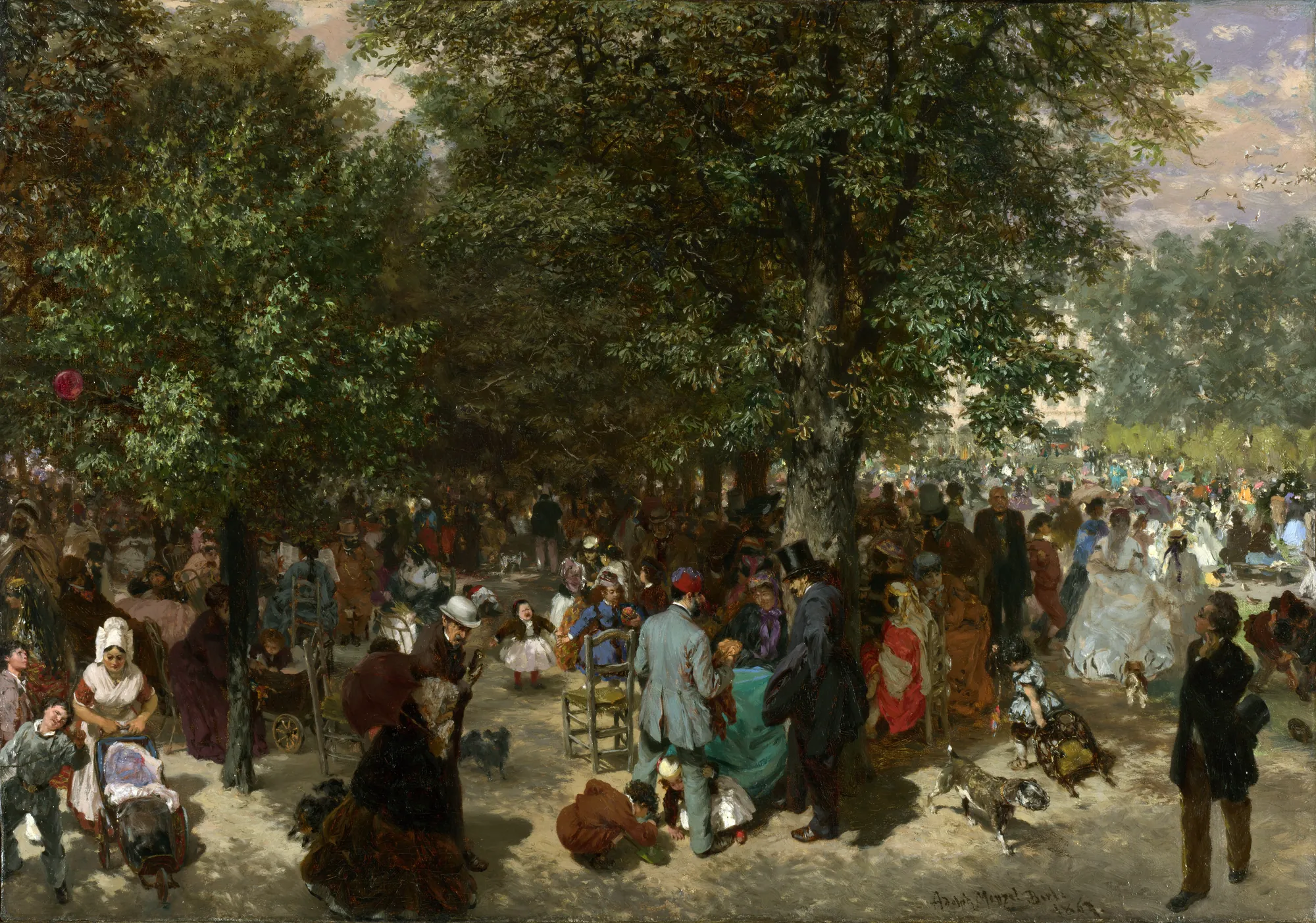 Afternoon in the Tuileries Gardens