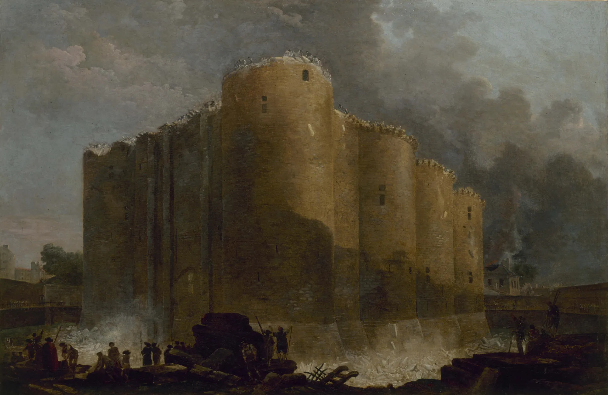 The Bastille in the Early Days of Its Demolition