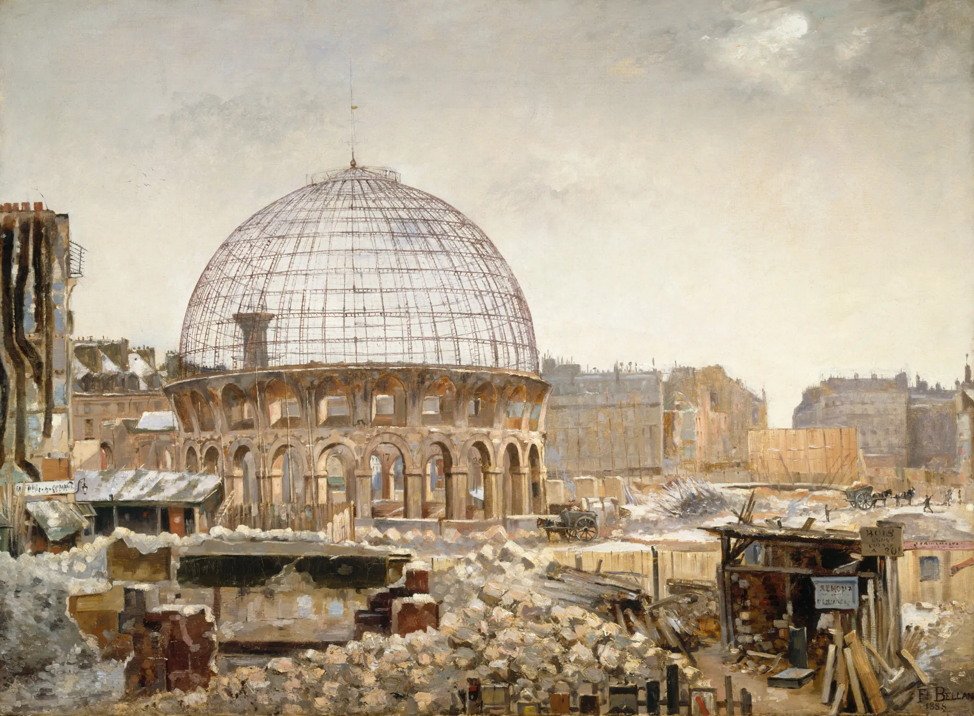 The Demolition of the Halle au Blé