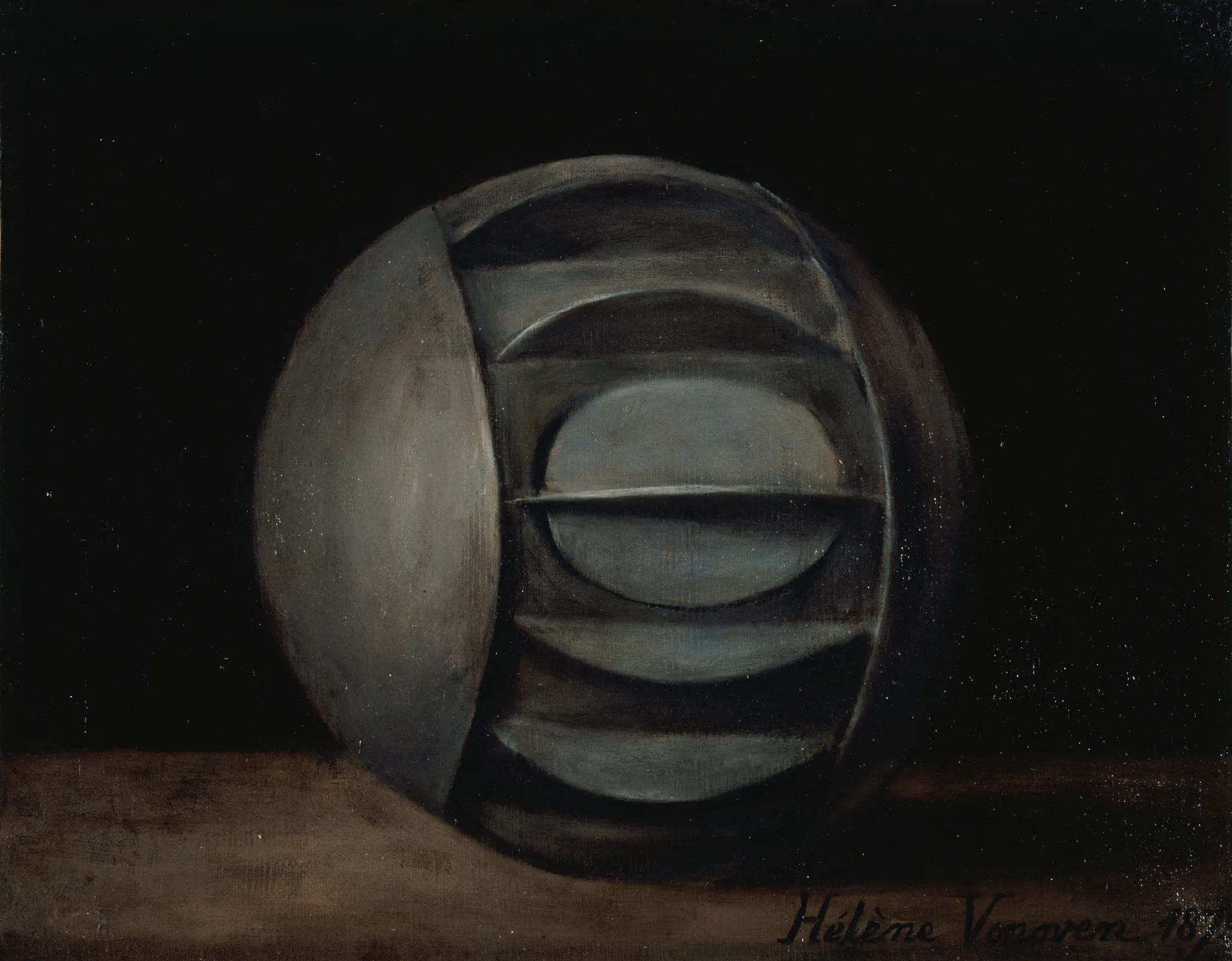 Sphère métallique utilisée pendant le siège de 1870-71