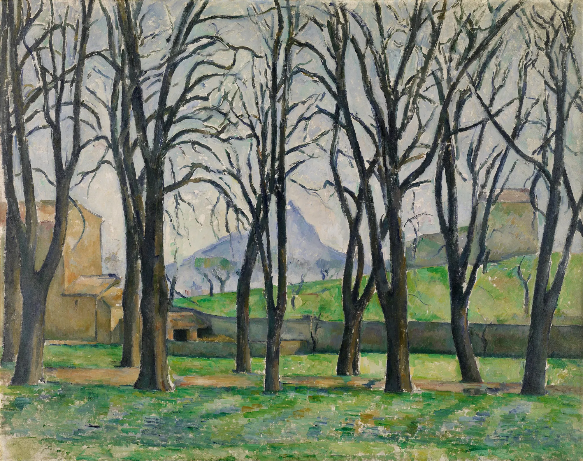 Chestnut Trees at Jas de Bouffan in Winter