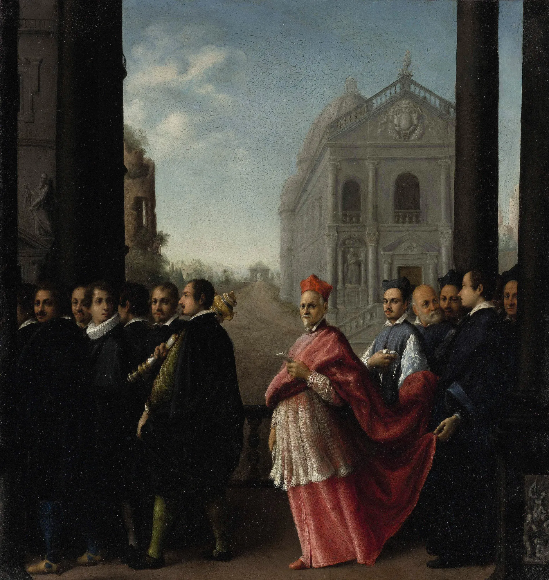 A Cardinal's Procession