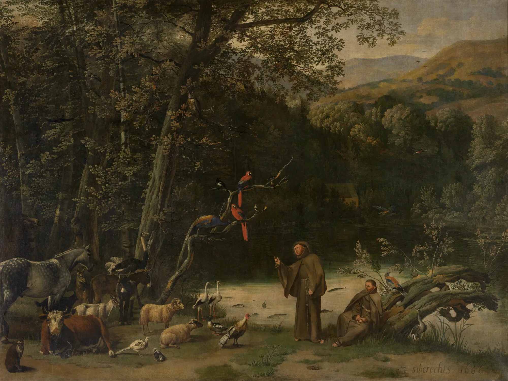 Saint Francis of Assisi Preaching to the Animals