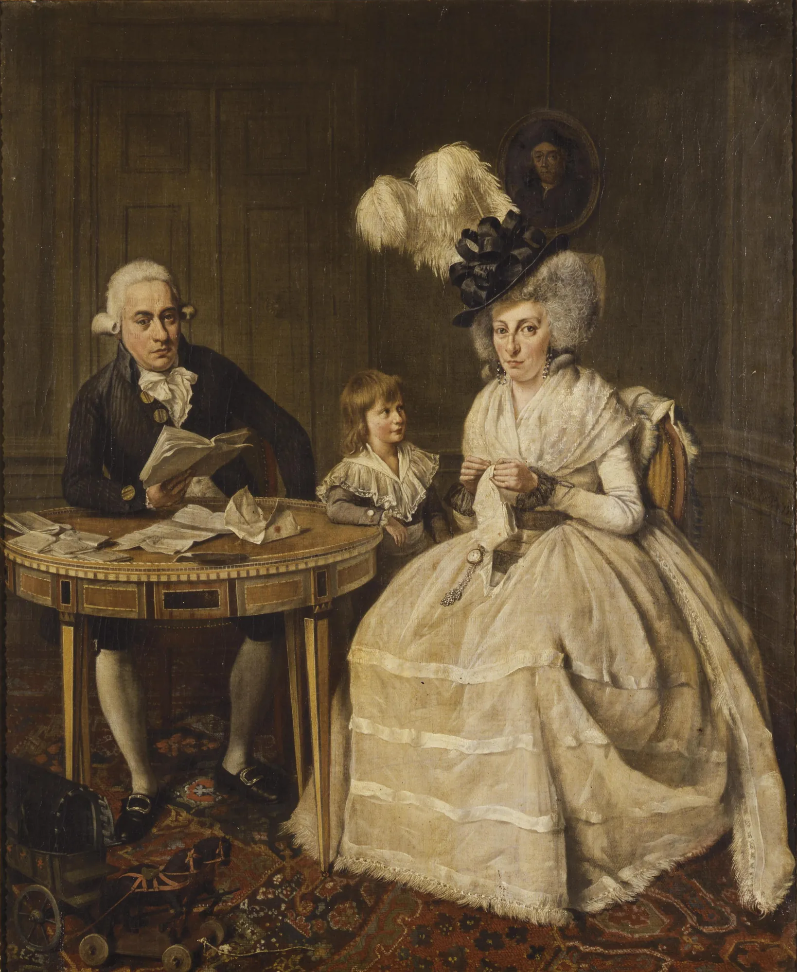 Portrait of Johannes Enschedé II with his Family
