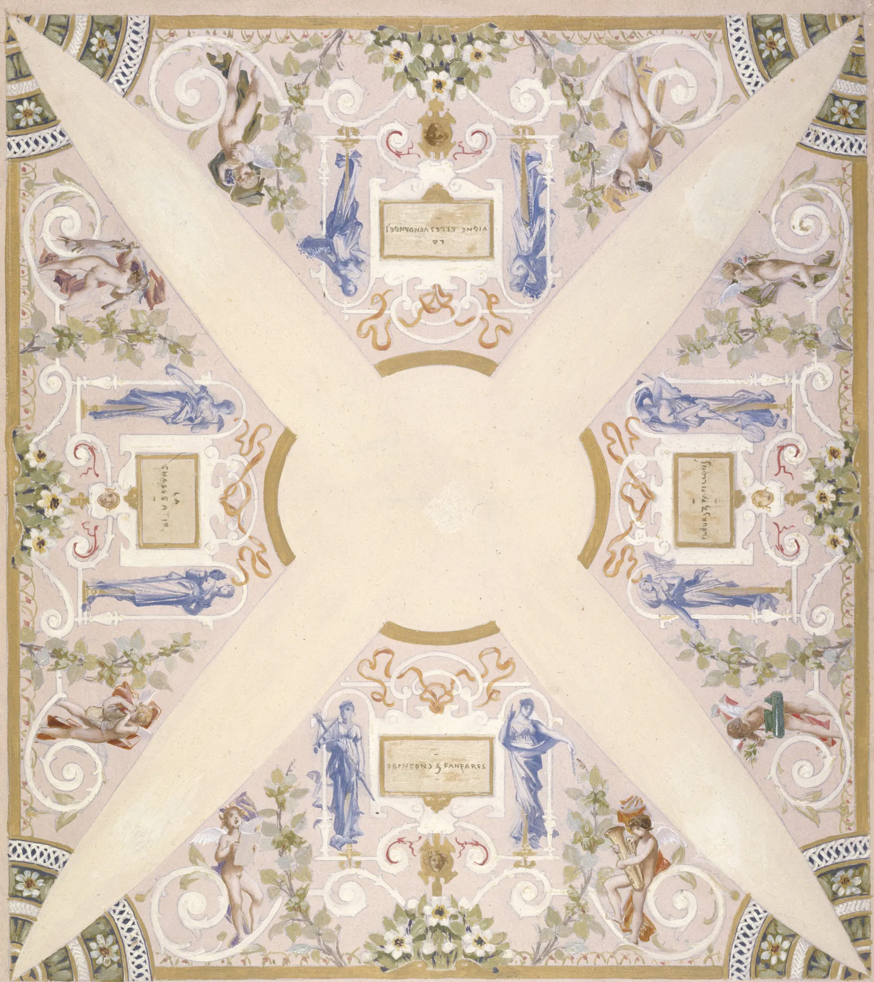Sketch for the Hôtel de Ville Staircase: September