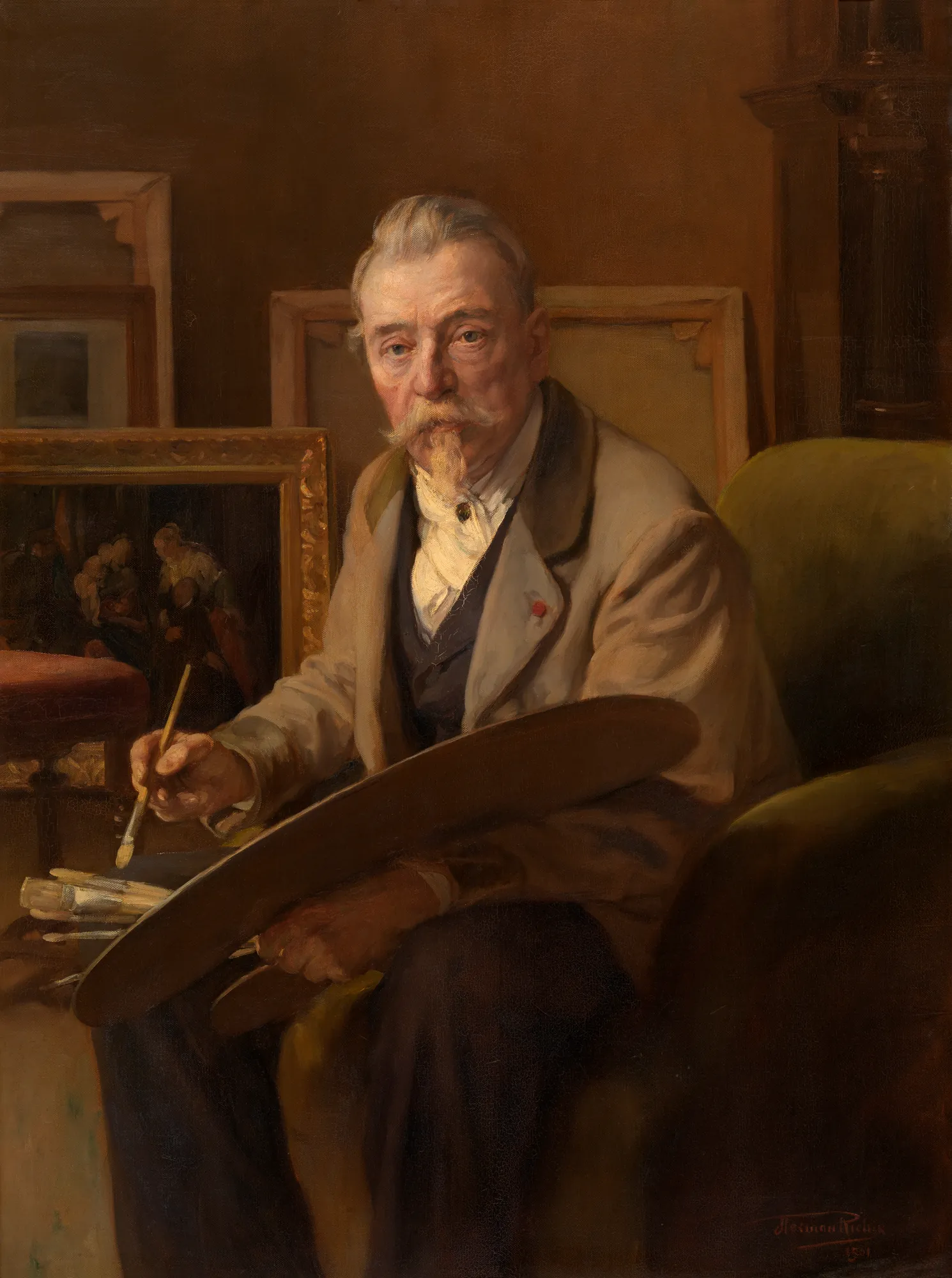 The Painter Alexandre Nestor Nicolas Robert