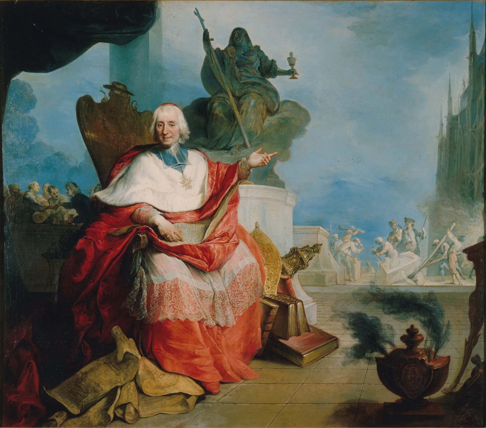 Portrait of Cardinal Louis Antoine de Noailles