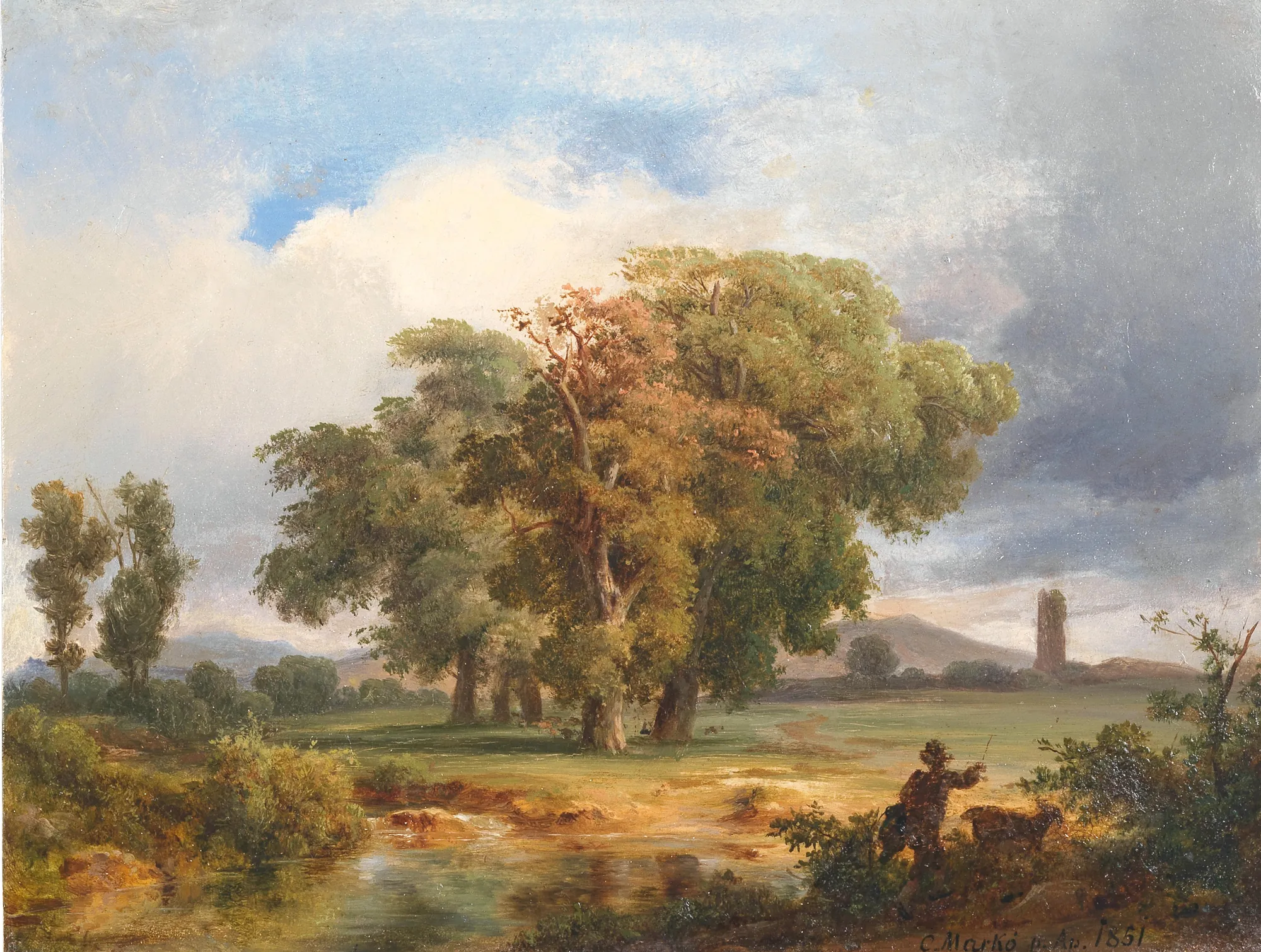 Motif of the Cascina in Pisa