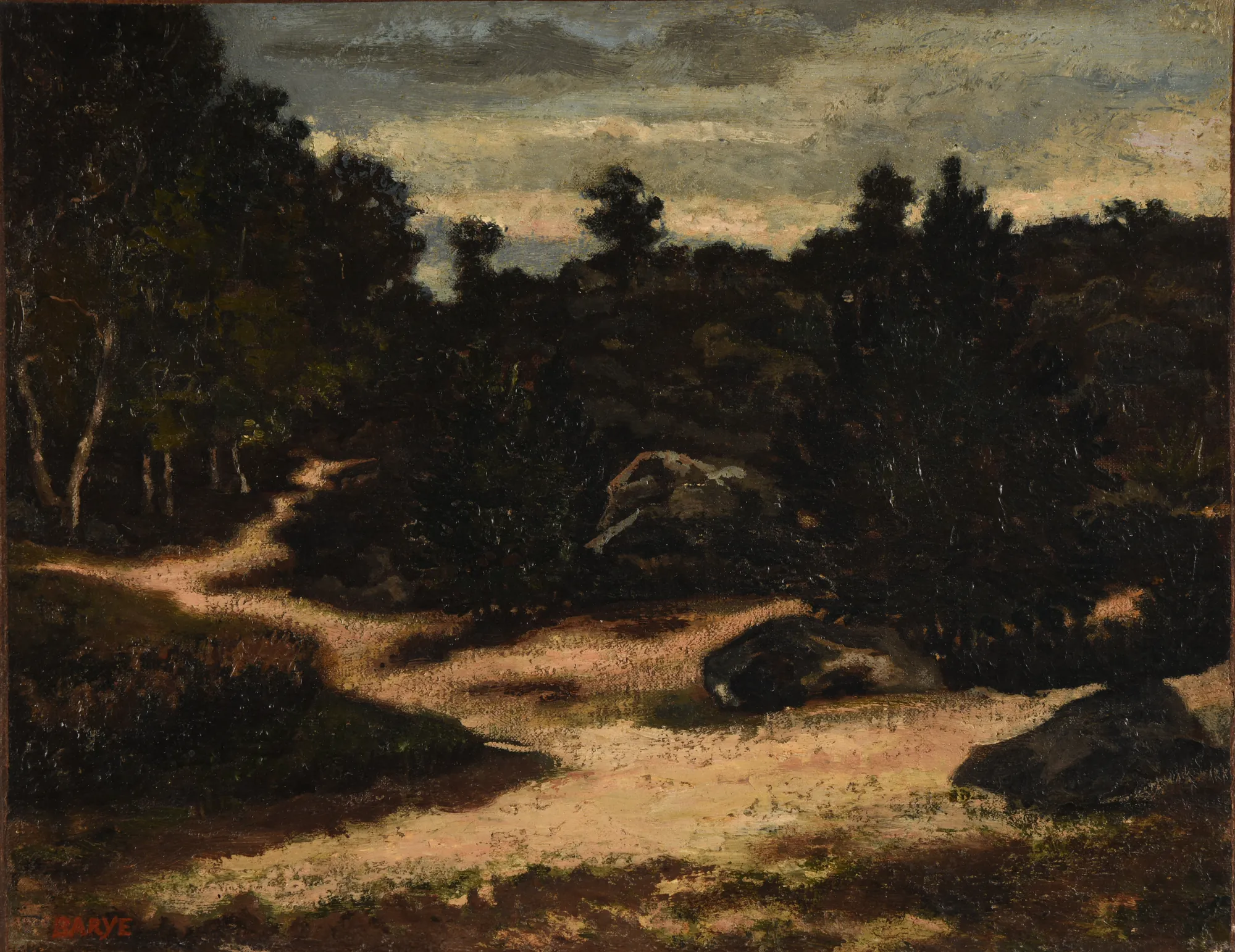 Sandy Path in the Forest of Fontainebleau
