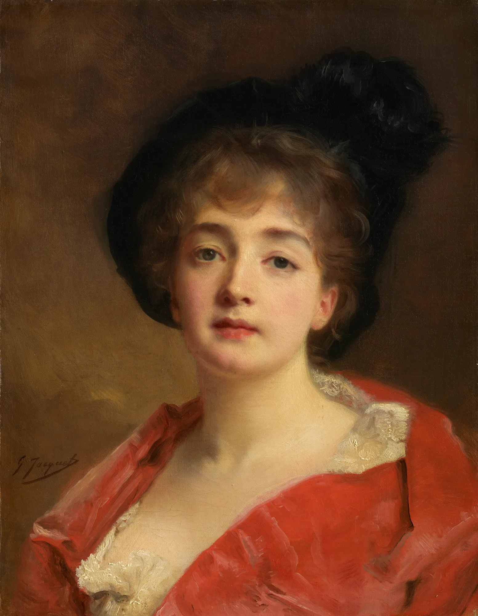 Woman in Red