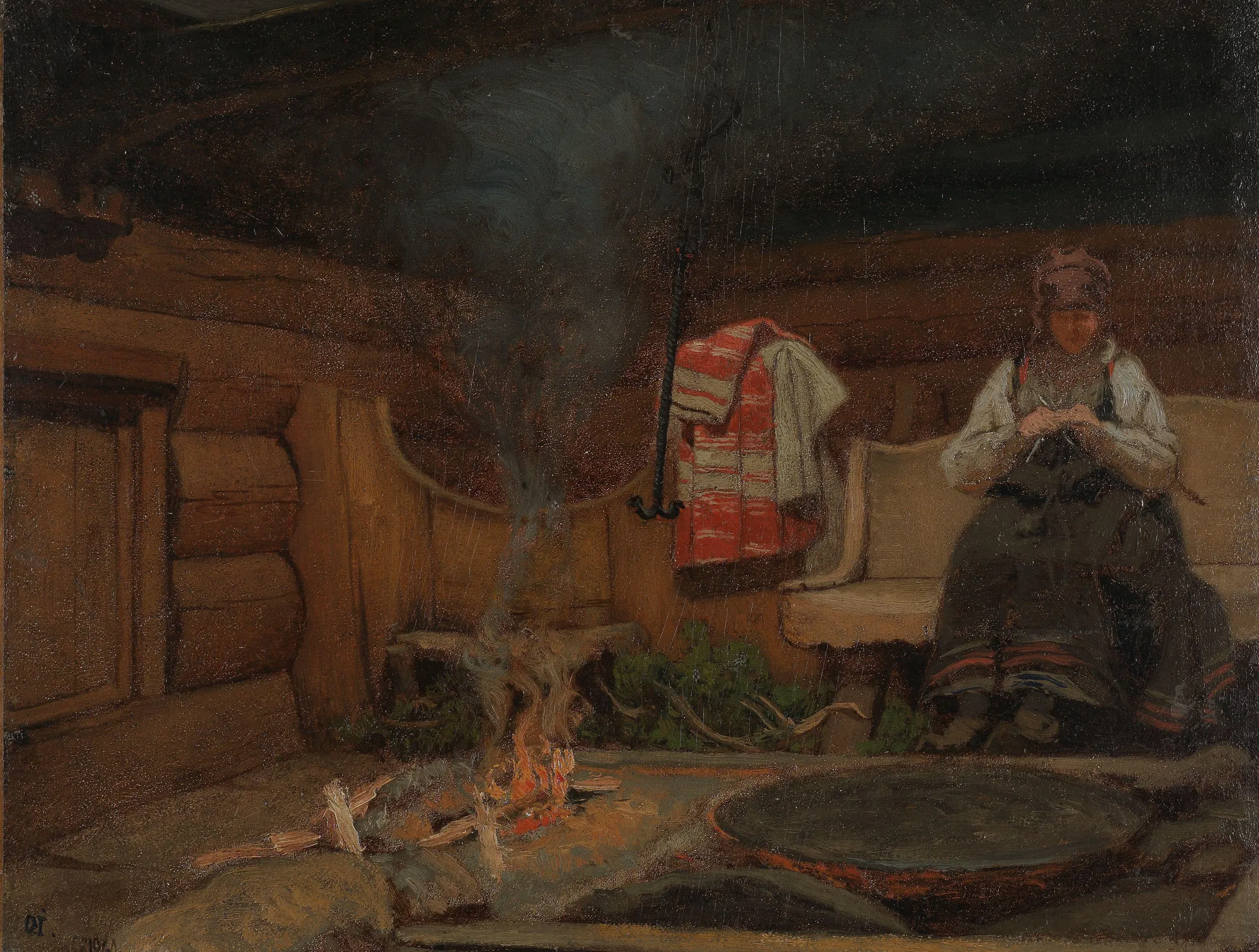 Farm Interior from Setesdal
