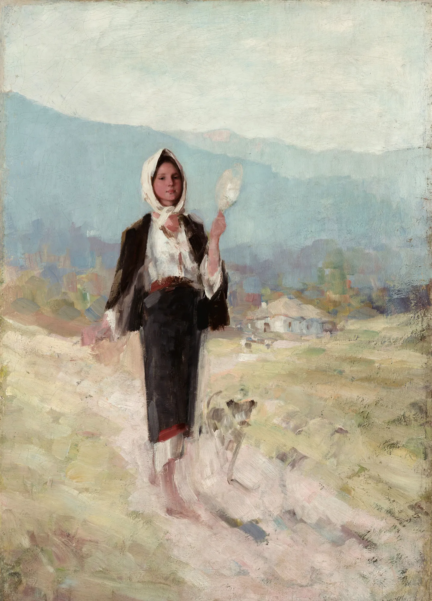 Peasant Woman with Distaff