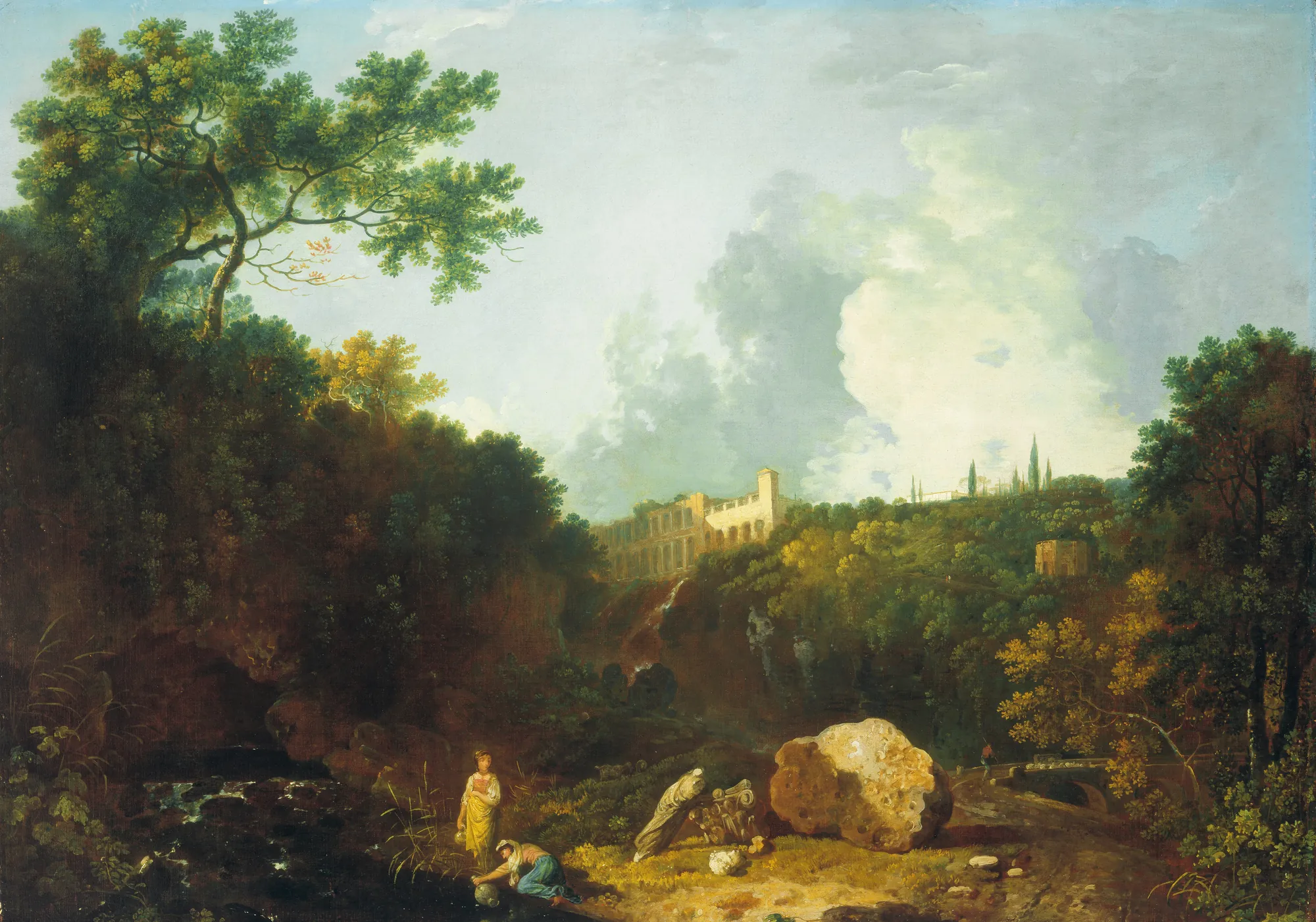Distant View of Maecenas' Villa, Tivoli