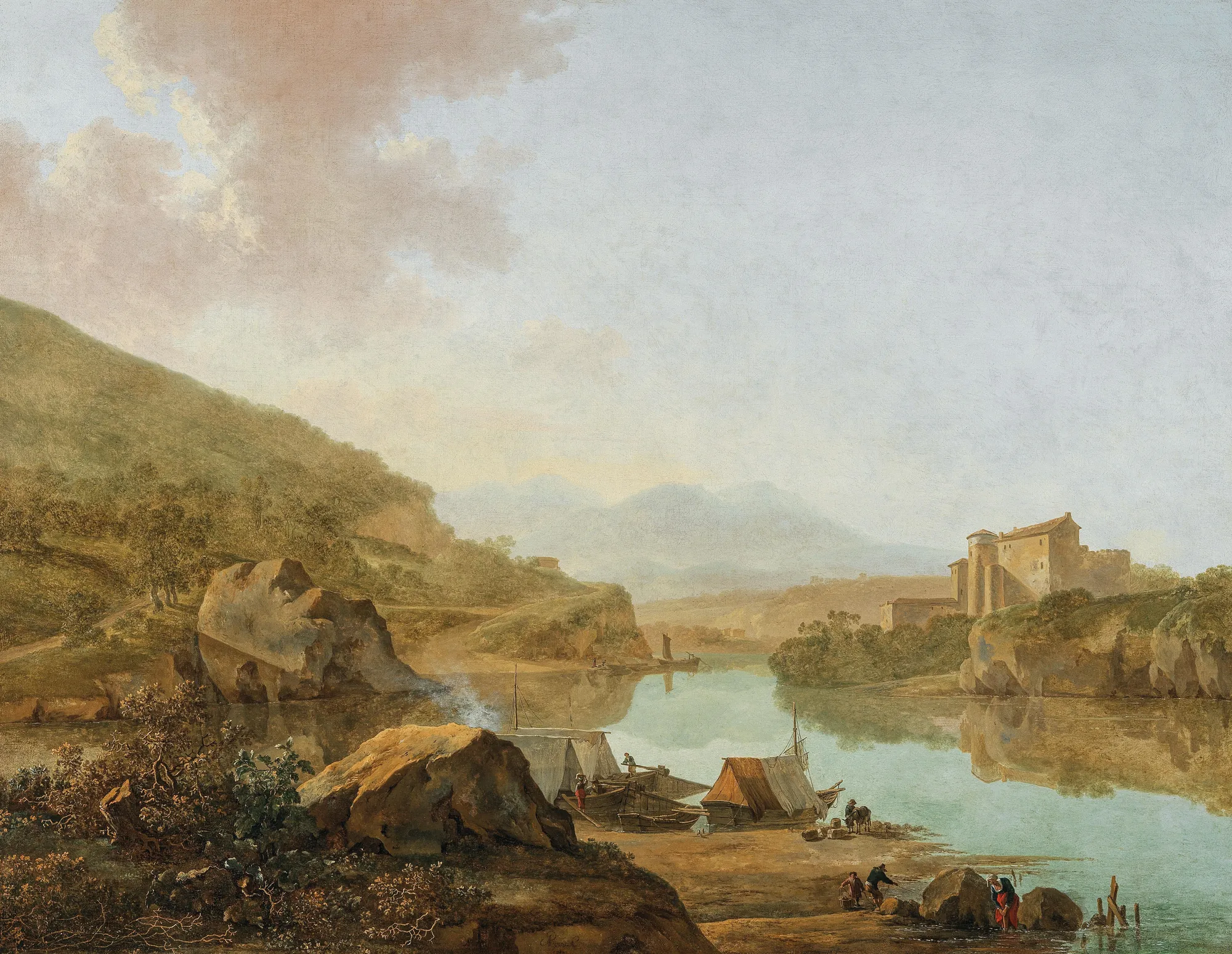 Italianate River Landscape