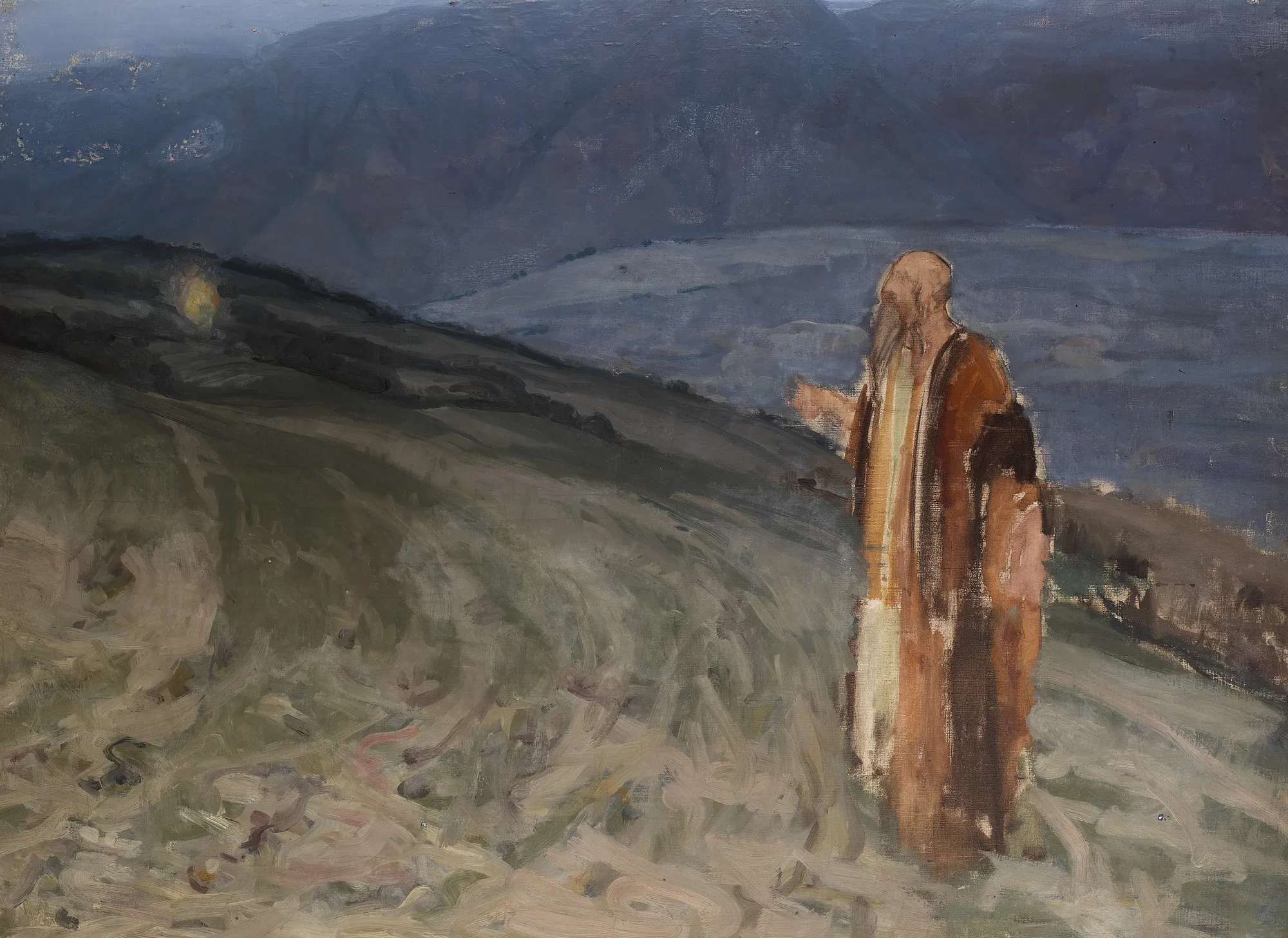 Study for Moses and the Burning Bush
