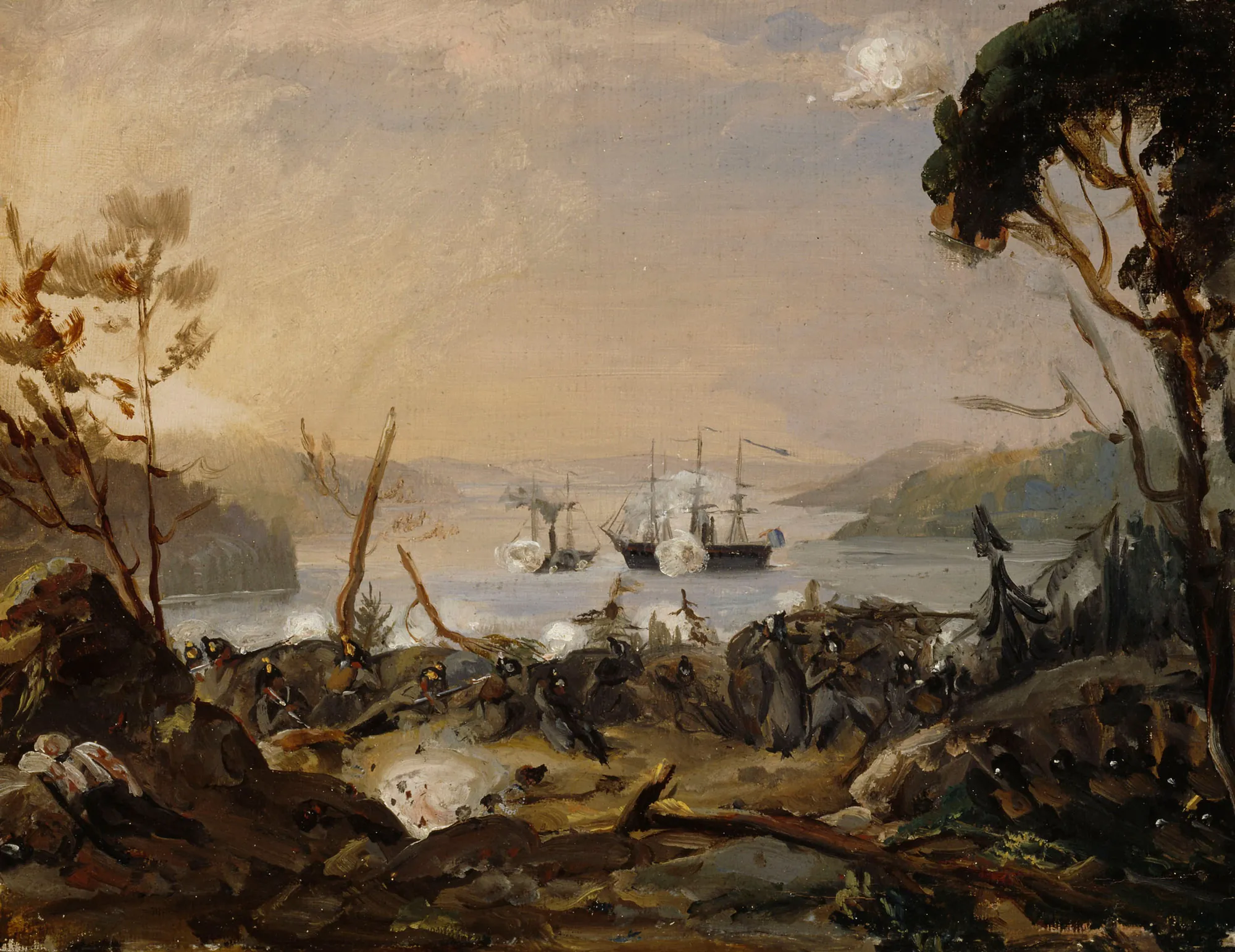 Reconnaissance in the Turku Region, Scene from the Åland War