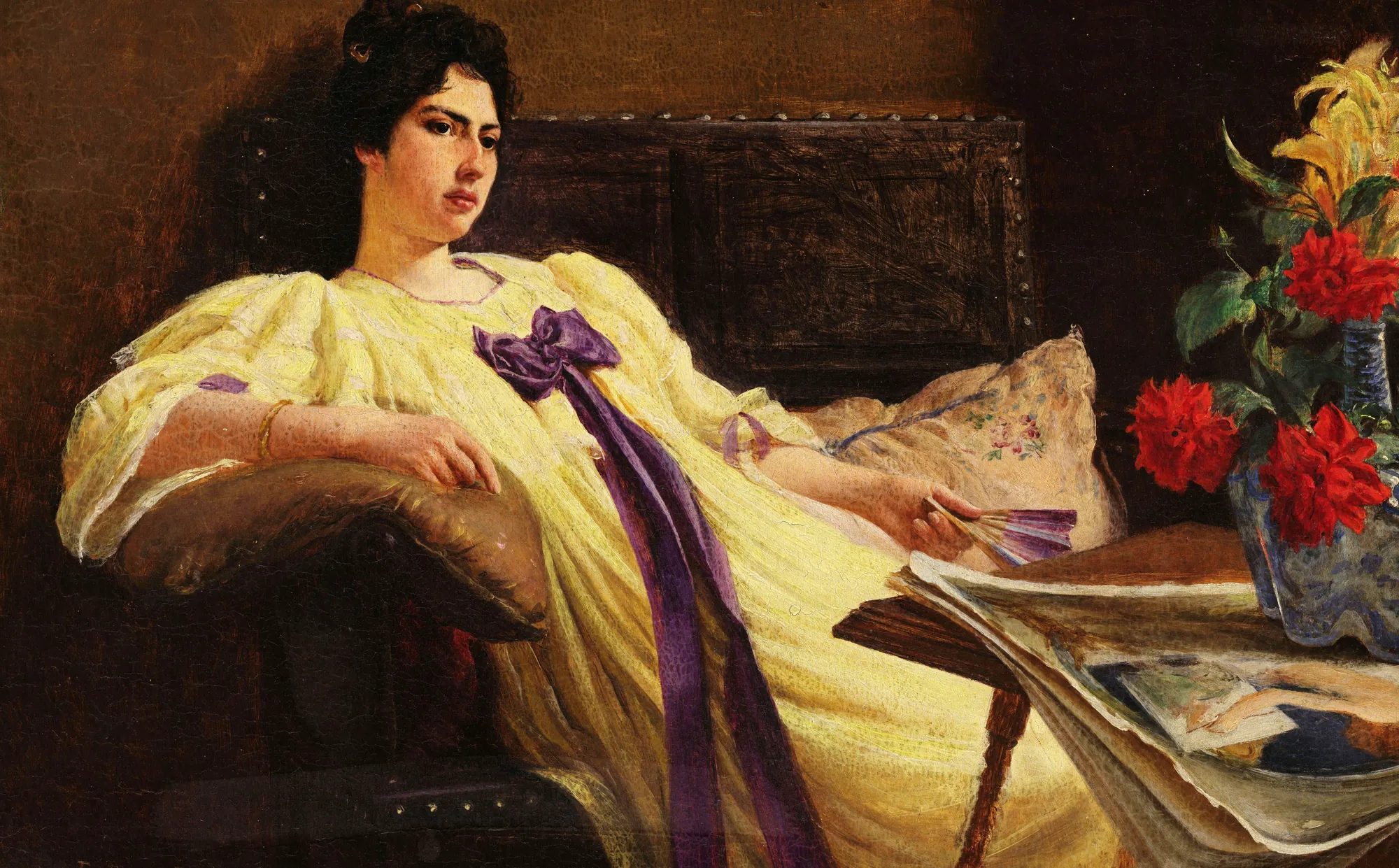 Portrait of a Lady in a Yellow Gown