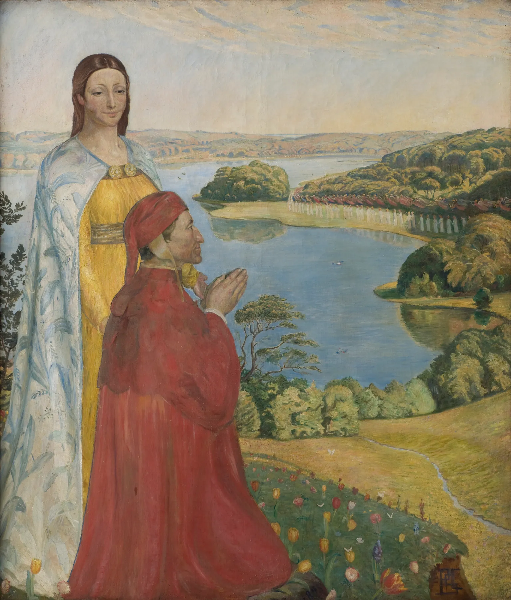 Dante and Beatrice in Paradise