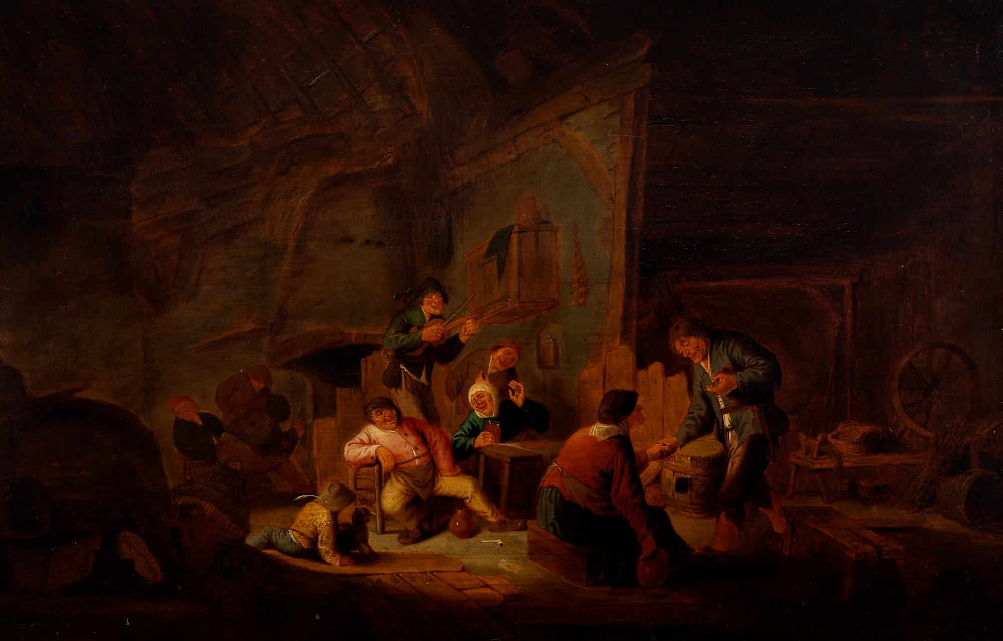 Merriment in a Farmhouse