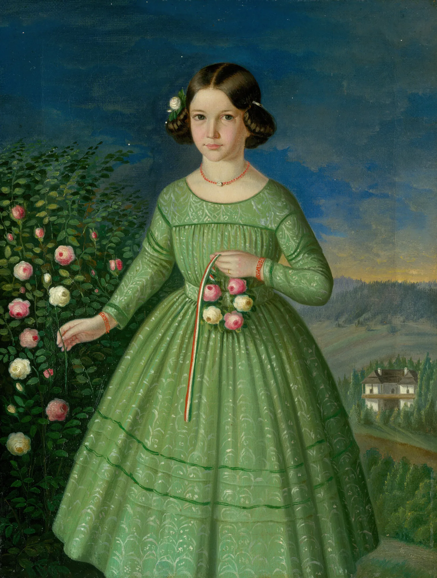 Portrait of Klementína Matyašová-Szákmaryová