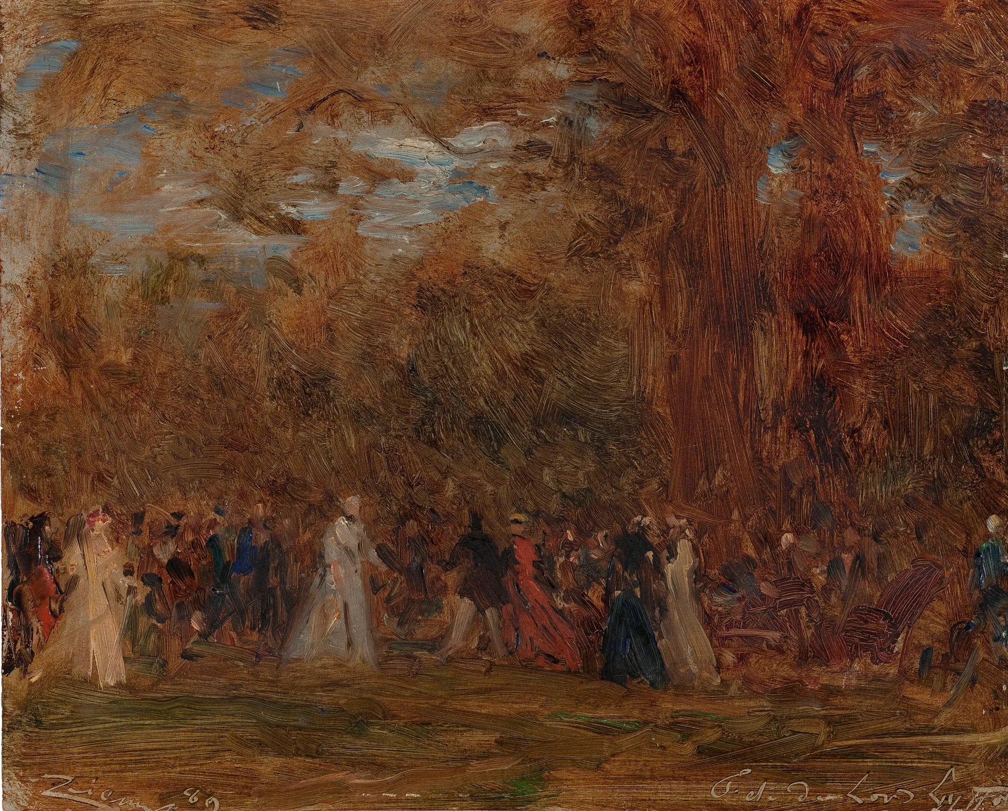 Fête à l'ambassade d'Angleterre à Paris